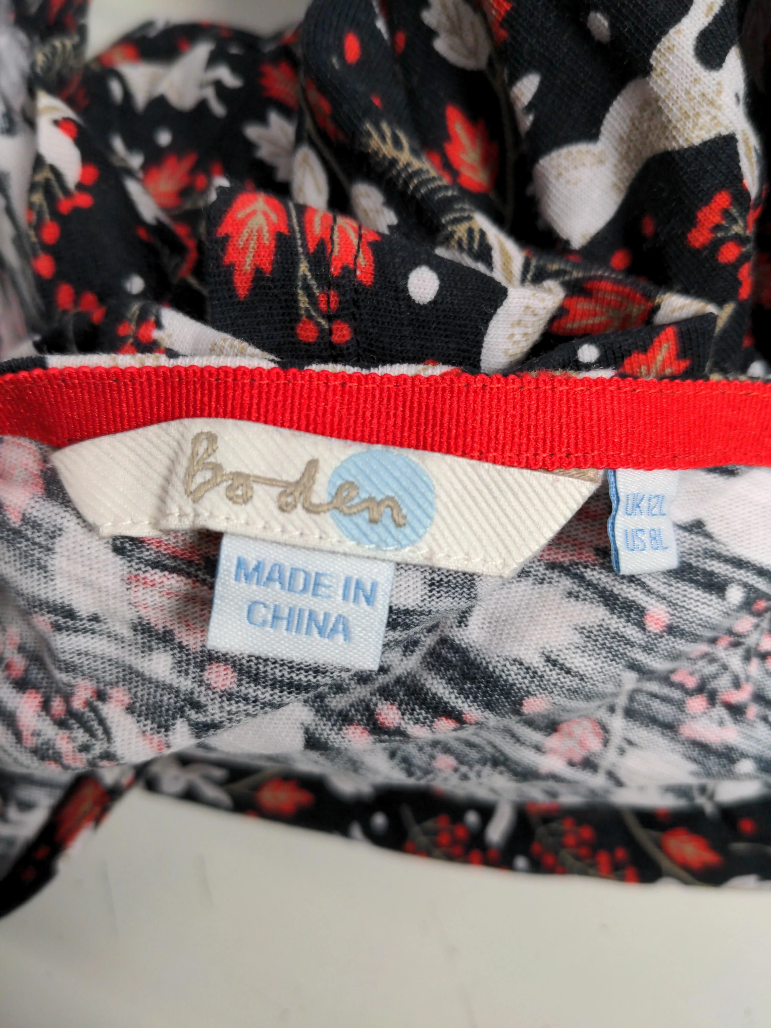 Boden T-Shirt Midi Dress UK12 in Multi - Image 5