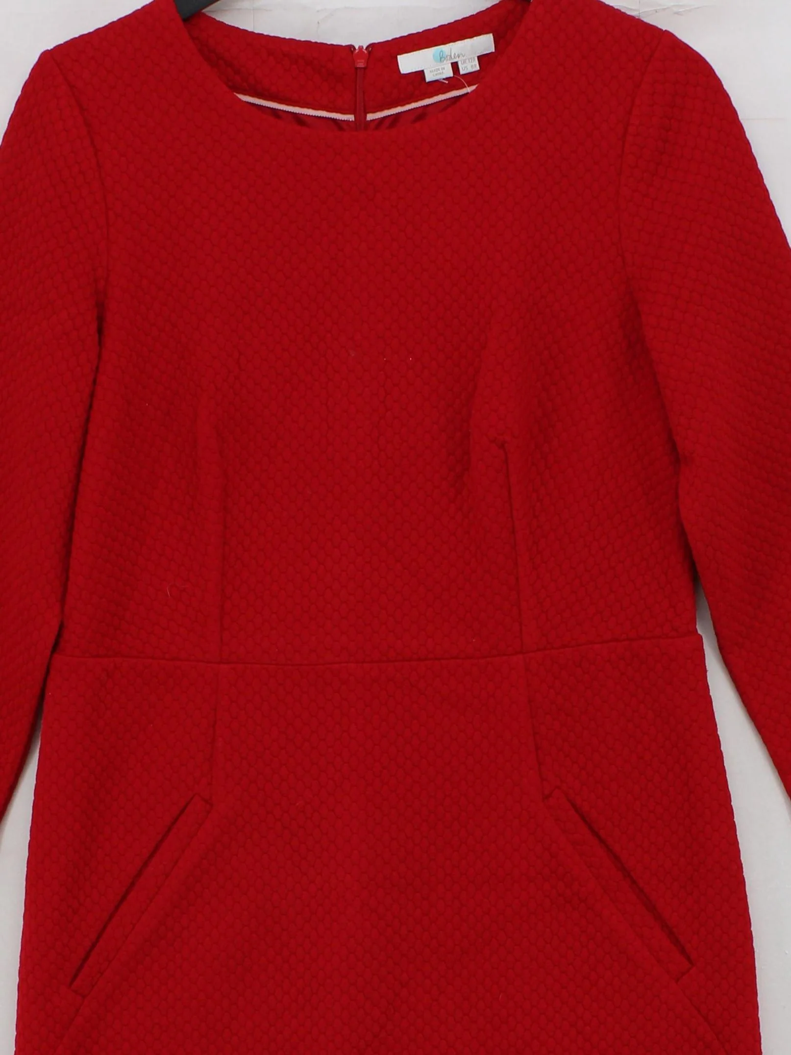 Boden T-Shirt Midi Dress UK12 in Red - Image 3