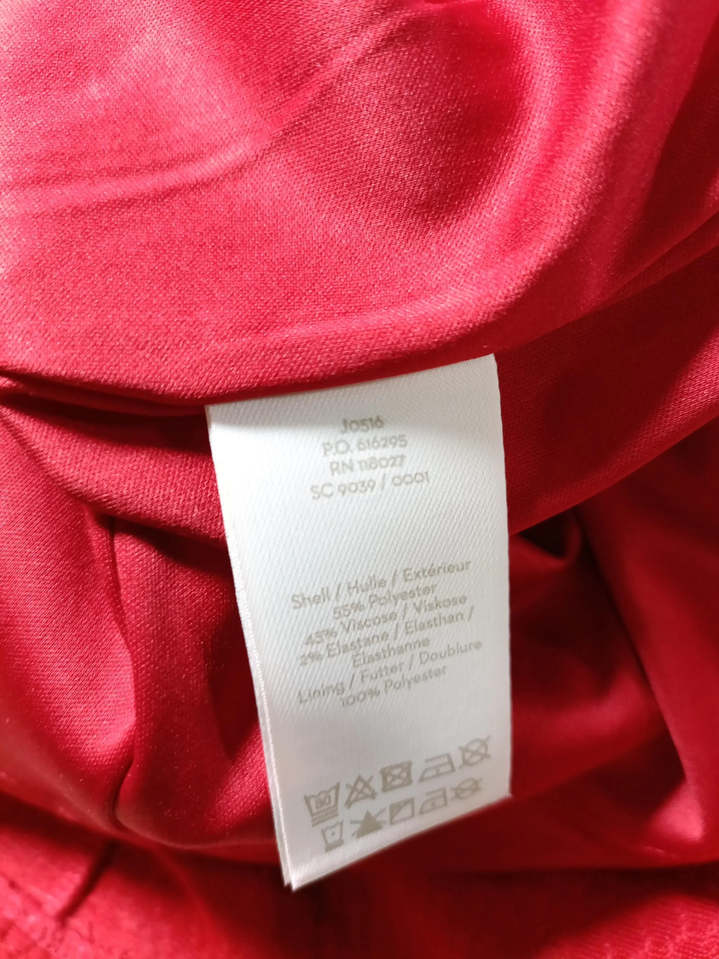 Boden T-Shirt Midi Dress UK12 in Red - Image 6