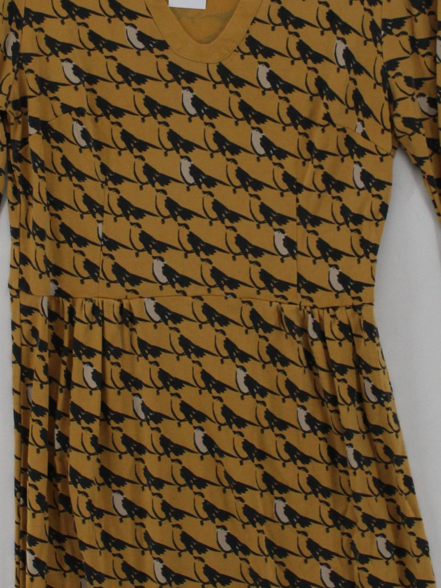 Boden T-Shirt Midi Dress UK12 in Yellow - Image 3
