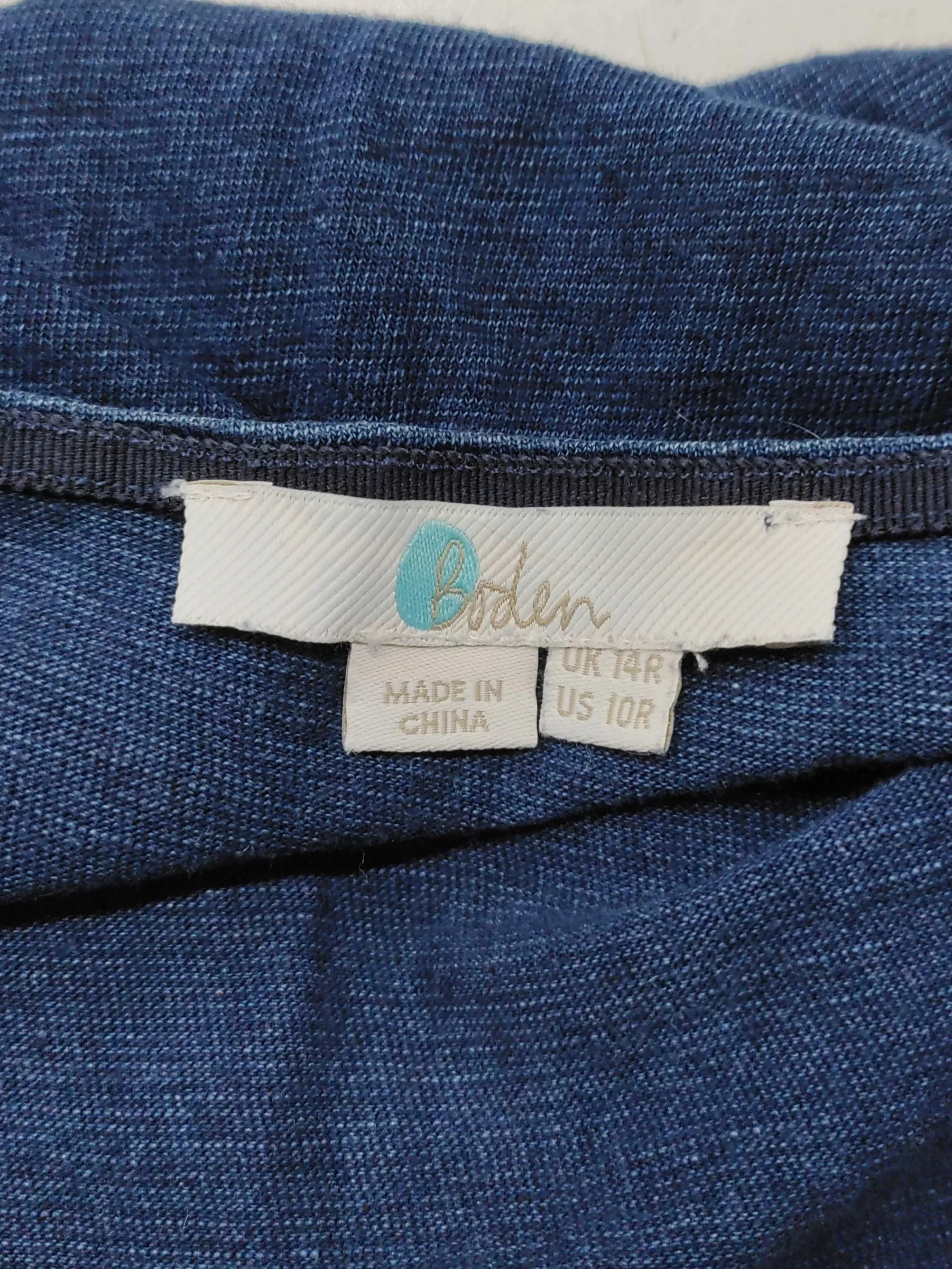 Boden T-Shirt Midi Dress UK14 in Blue - Image 5