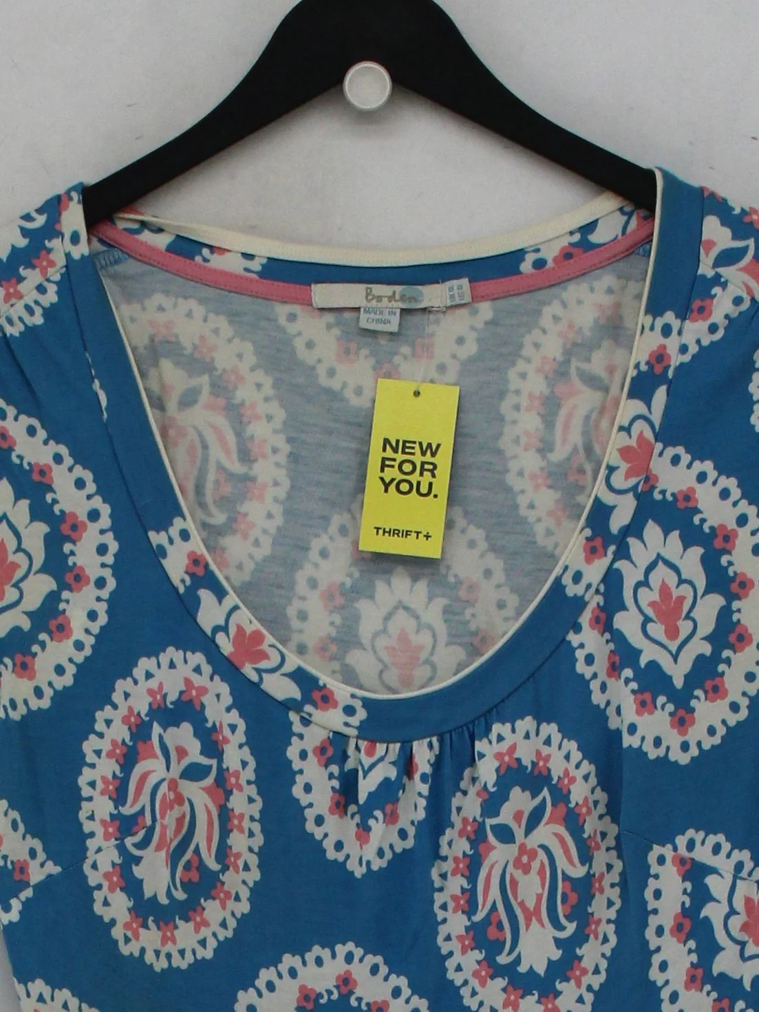 Boden T-Shirt Midi Dress UK18 in Blue - Image 3
