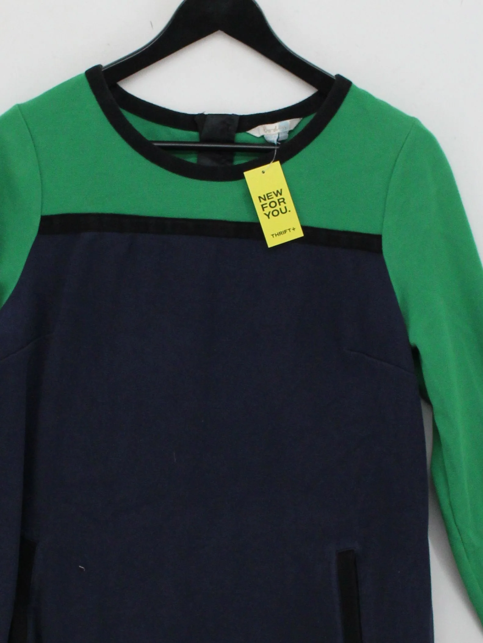Boden T-Shirt Mini Dress M in Blue - Image 3