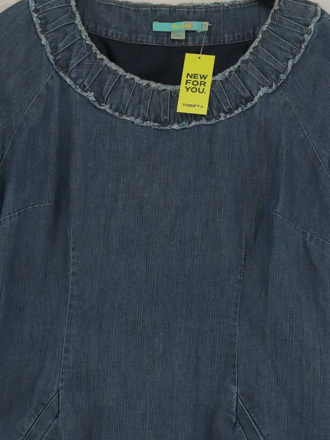 Boden T-Shirt Mini Dress UK10 in Blue - Image 3