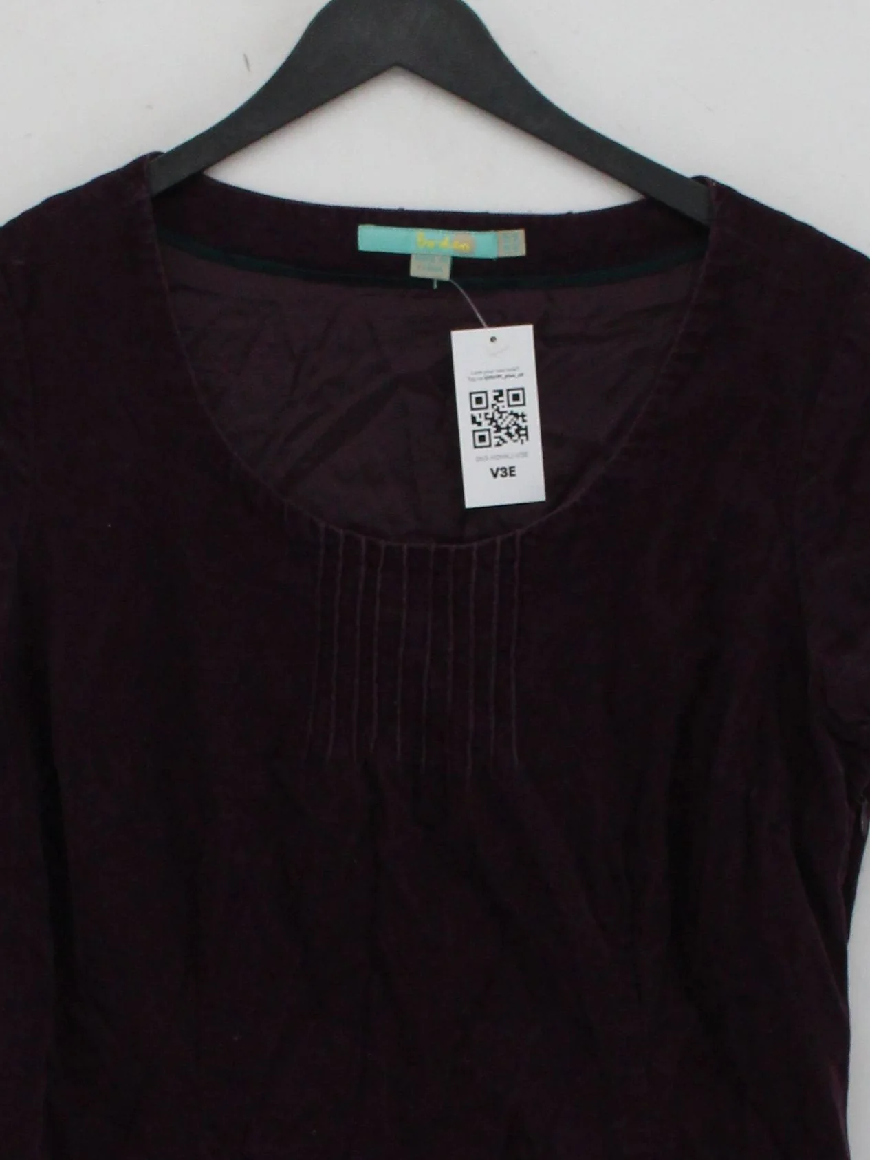 Boden T-Shirt Mini Dress UK10 in Purple - Image 3