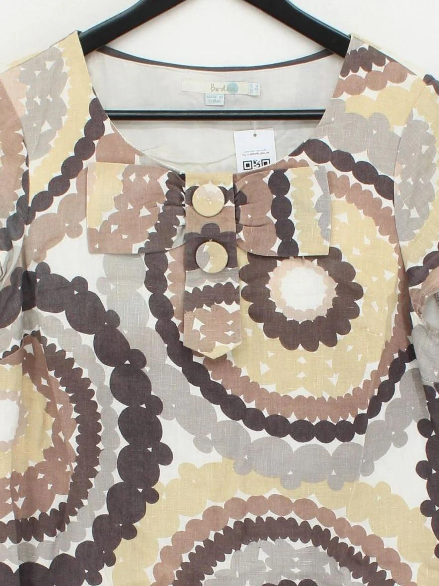 Boden T-Shirt Mini Dress UK12 in Multi - Image 3