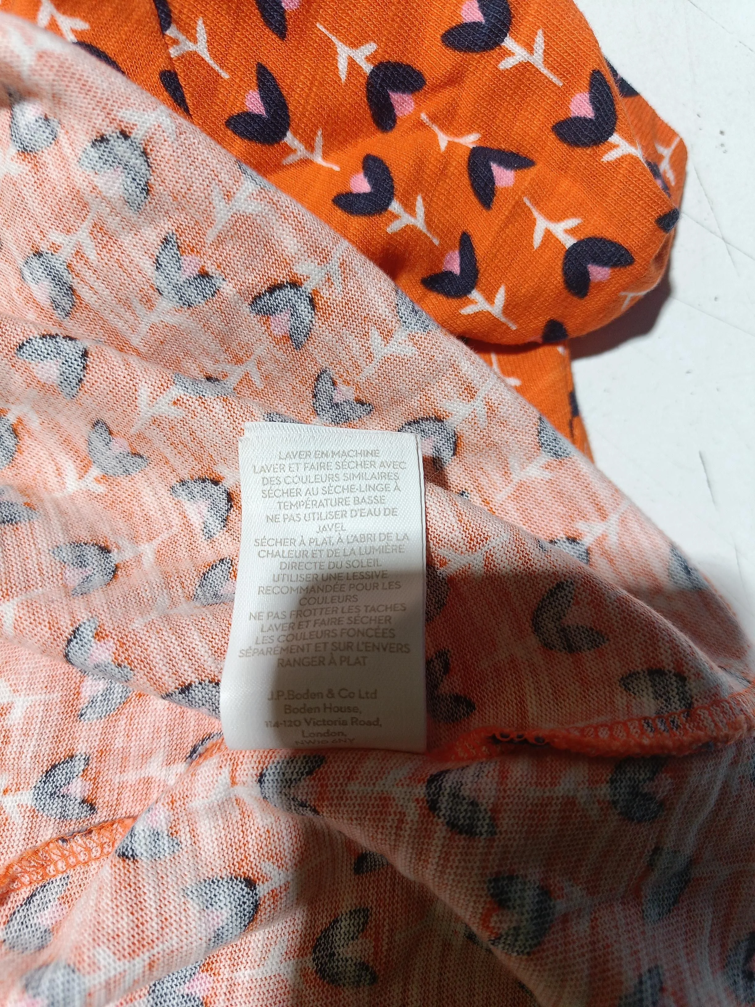 Boden T-Shirt Mini Dress UK14 in Orange - Image 6