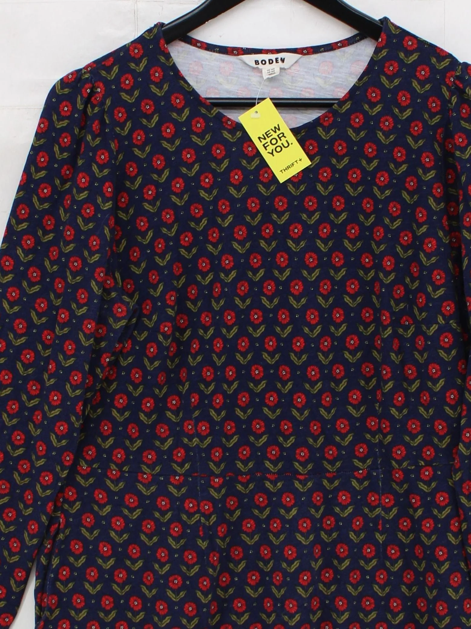 Boden T-Shirt Mini Dress UK16 in Blue - Image 3