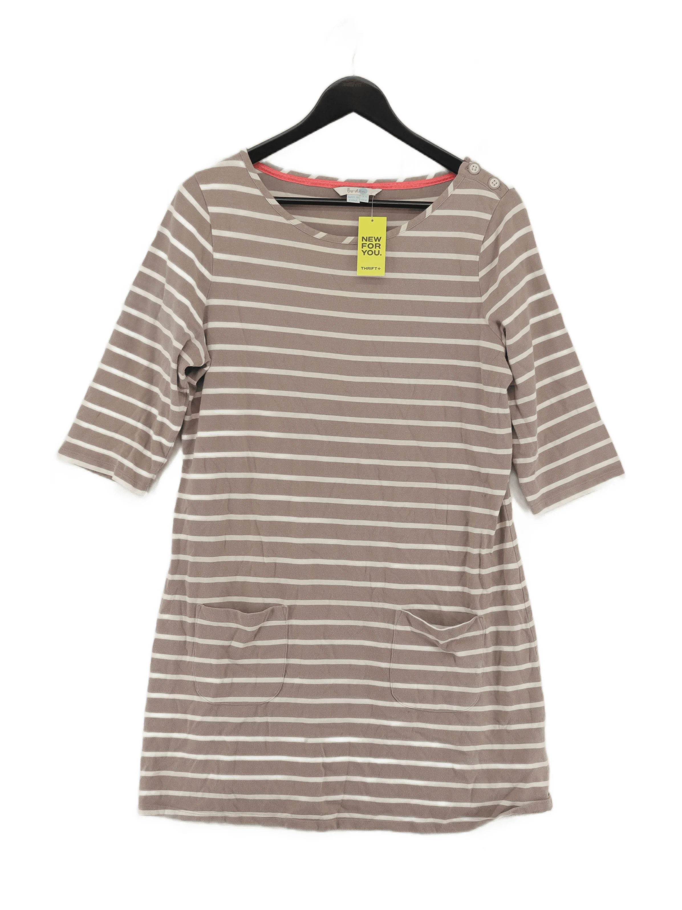 Boden T-Shirt Mini Dress UK16 in Brown