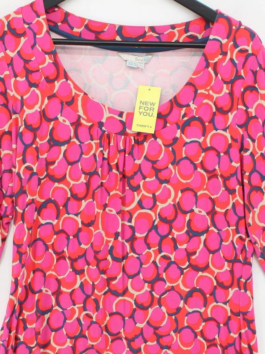Boden T-Shirt Mini Dress UK16 in Multi - Image 3