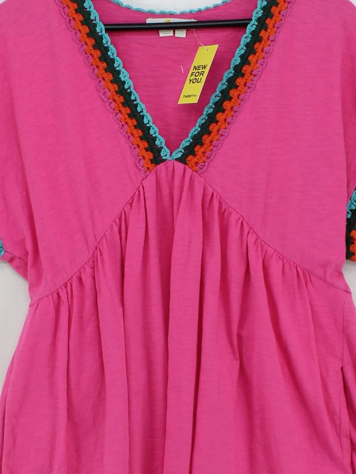 Boden T-Shirt Mini Dress UK16 in Pink - Image 3
