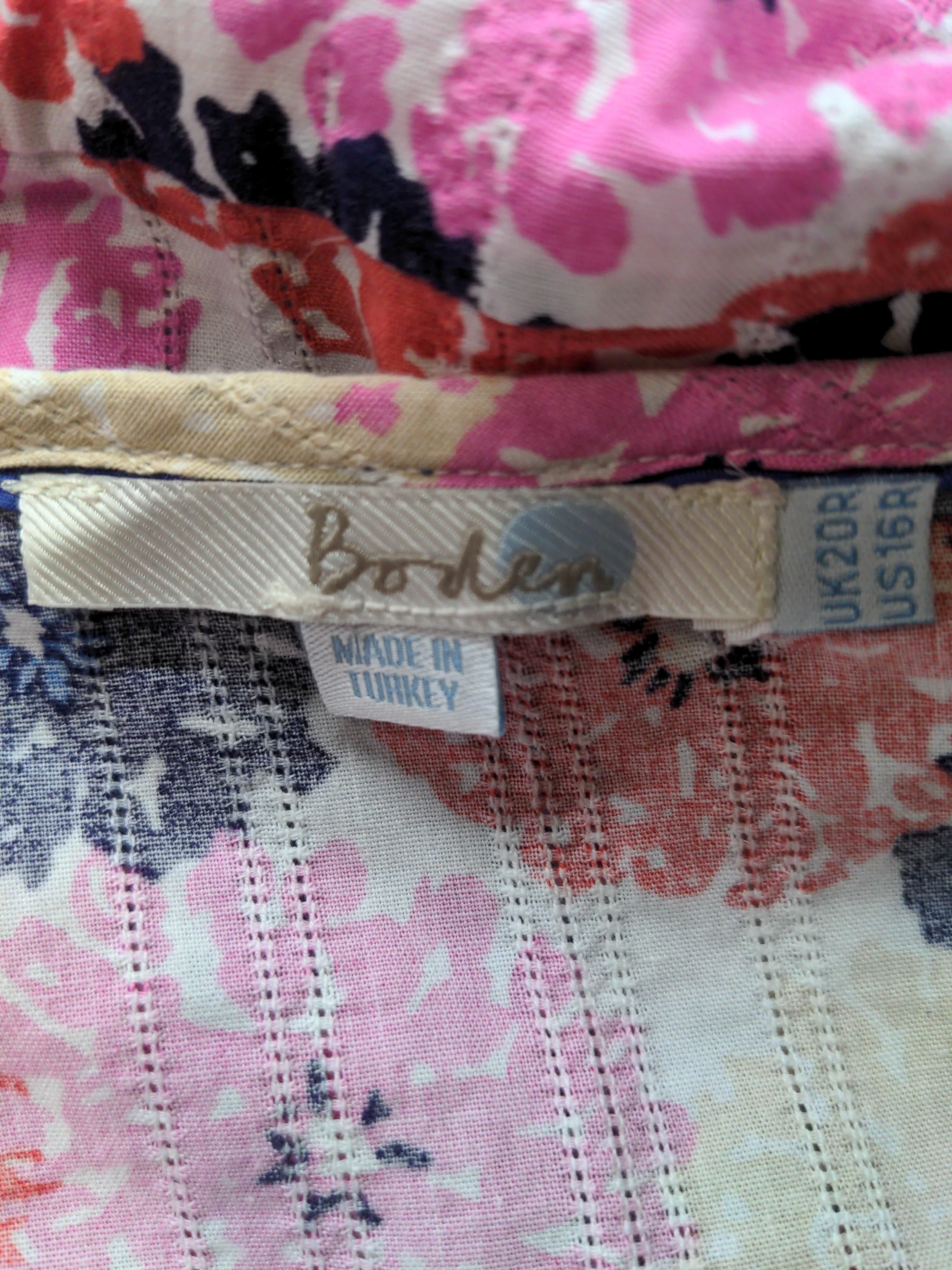 Boden T-Shirt Mini Dress UK20 in Multi - Image 5