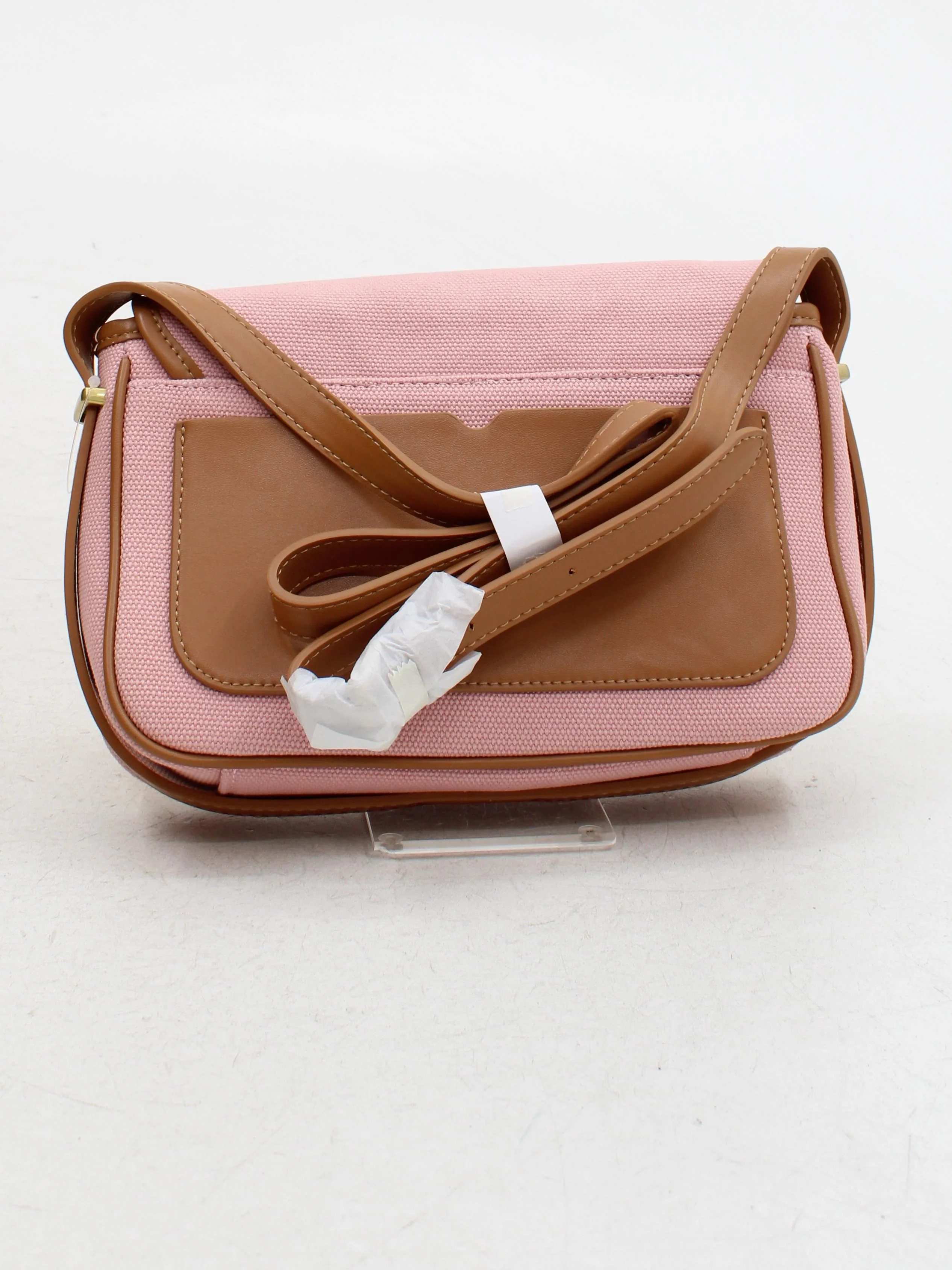 Boden Women's Bag Pink Cotton with Faux Leather Crossbody - Image 2