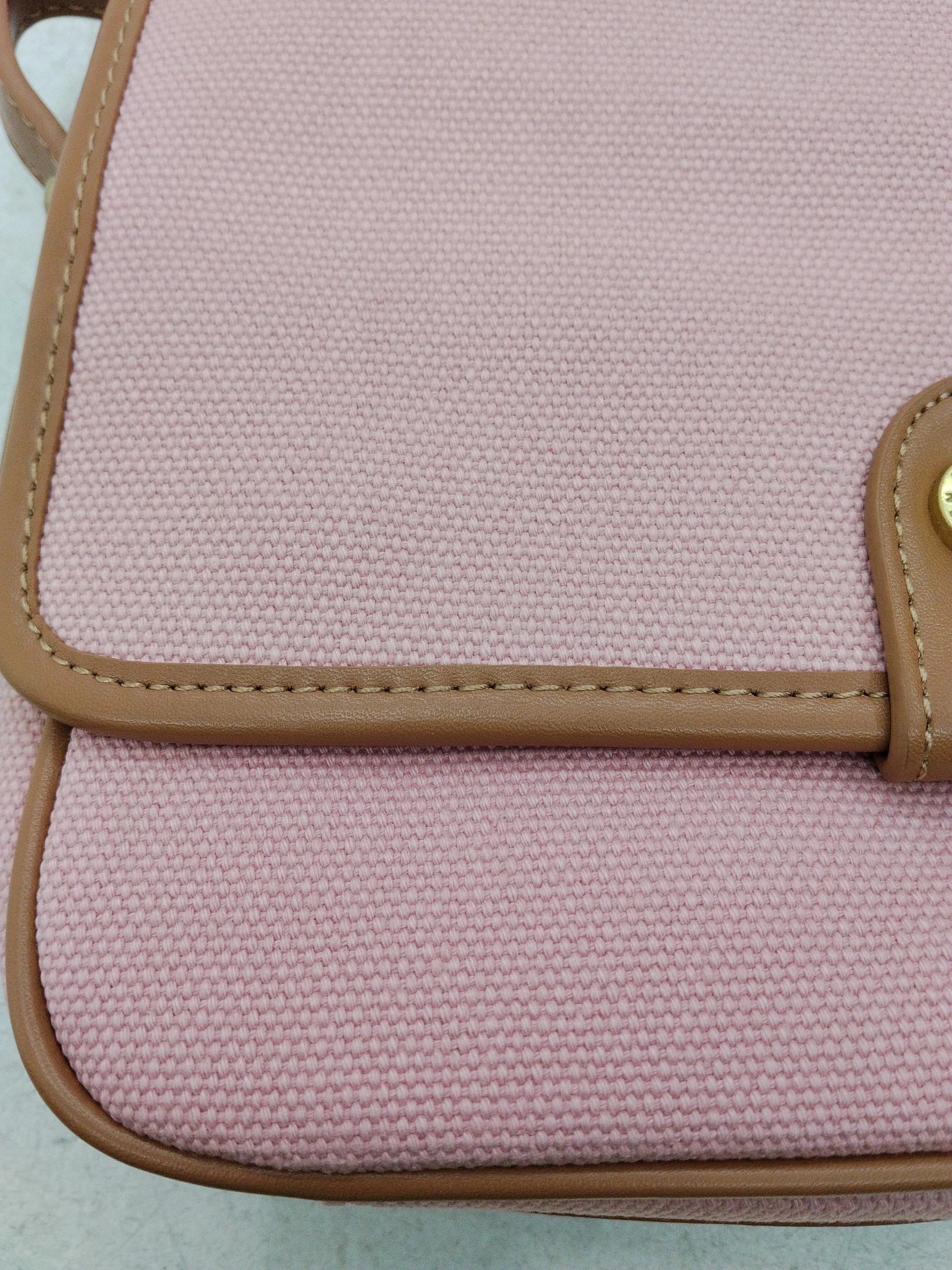 Boden Women's Bag Pink Cotton with Faux Leather Crossbody - Image 3