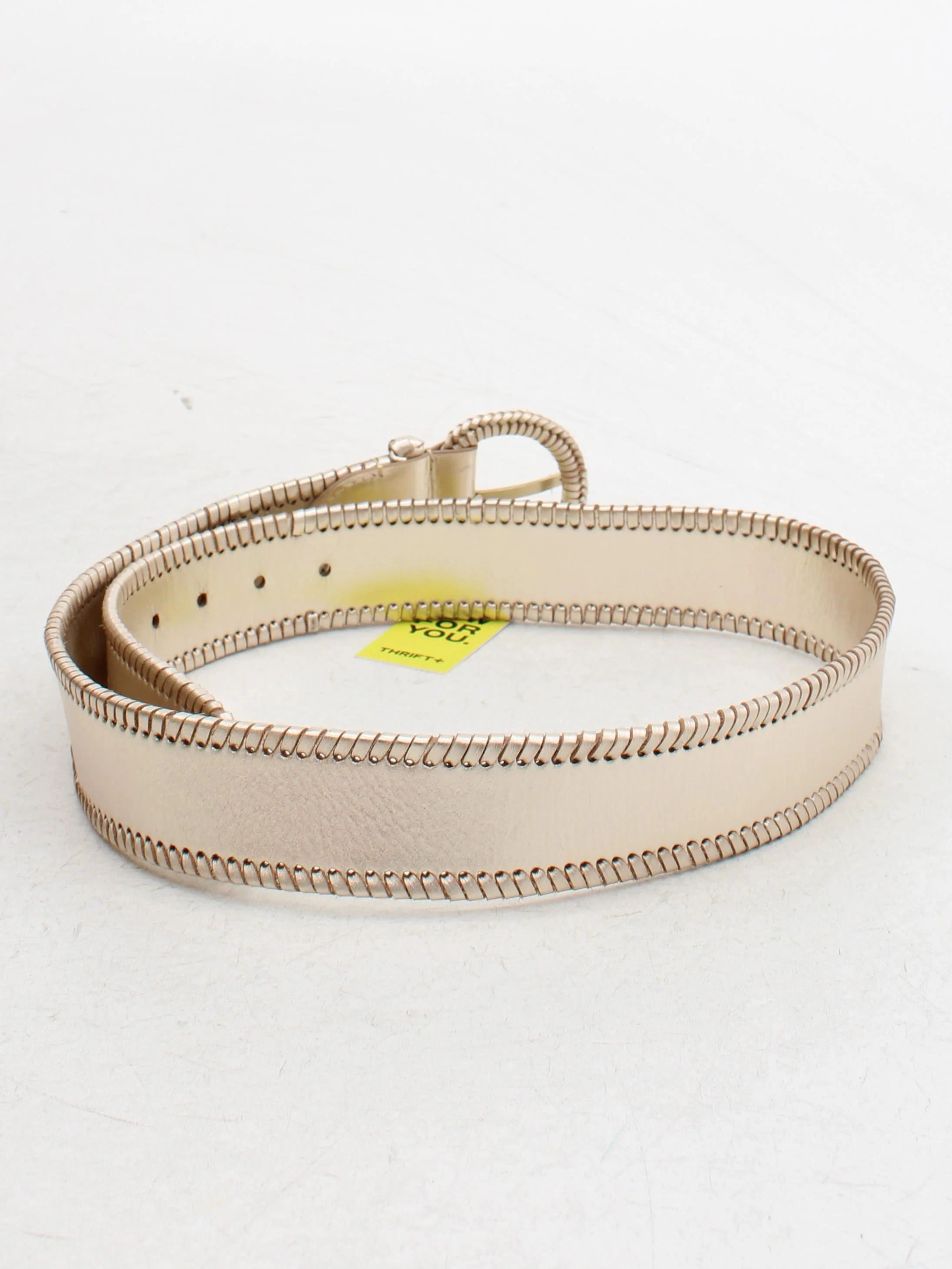 Boden Women's Belt L Gold 100% Suede Braided Belt - Image 2