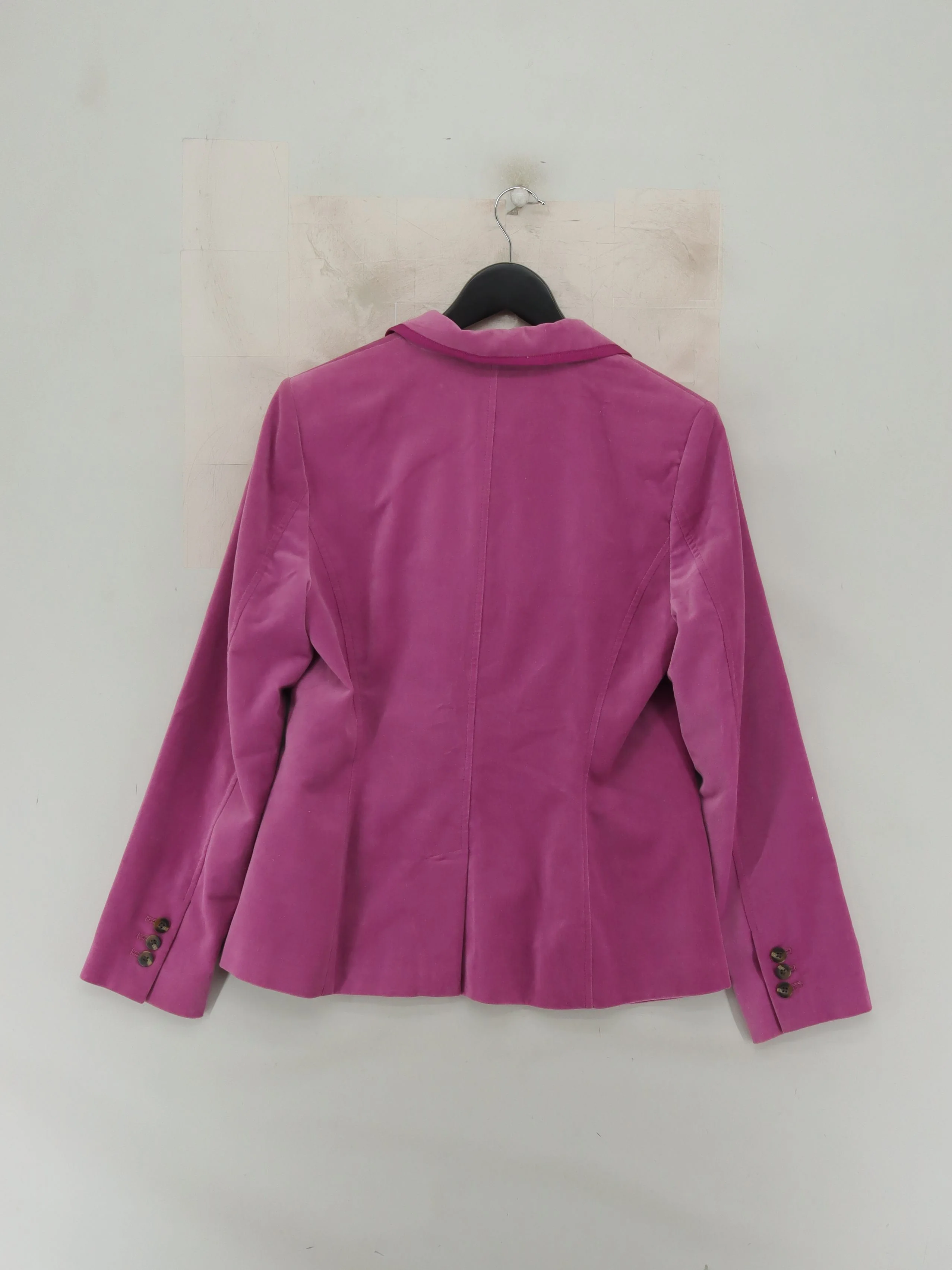 Boden Women's Blazer UK 10 Pink Cotton with Polyester Overcoat - Image 2