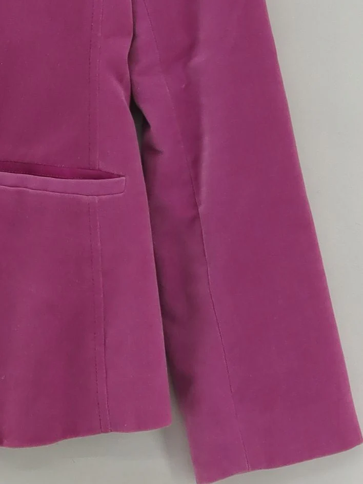 Boden Women's Blazer UK 10 Pink Cotton with Polyester Overcoat - Image 4