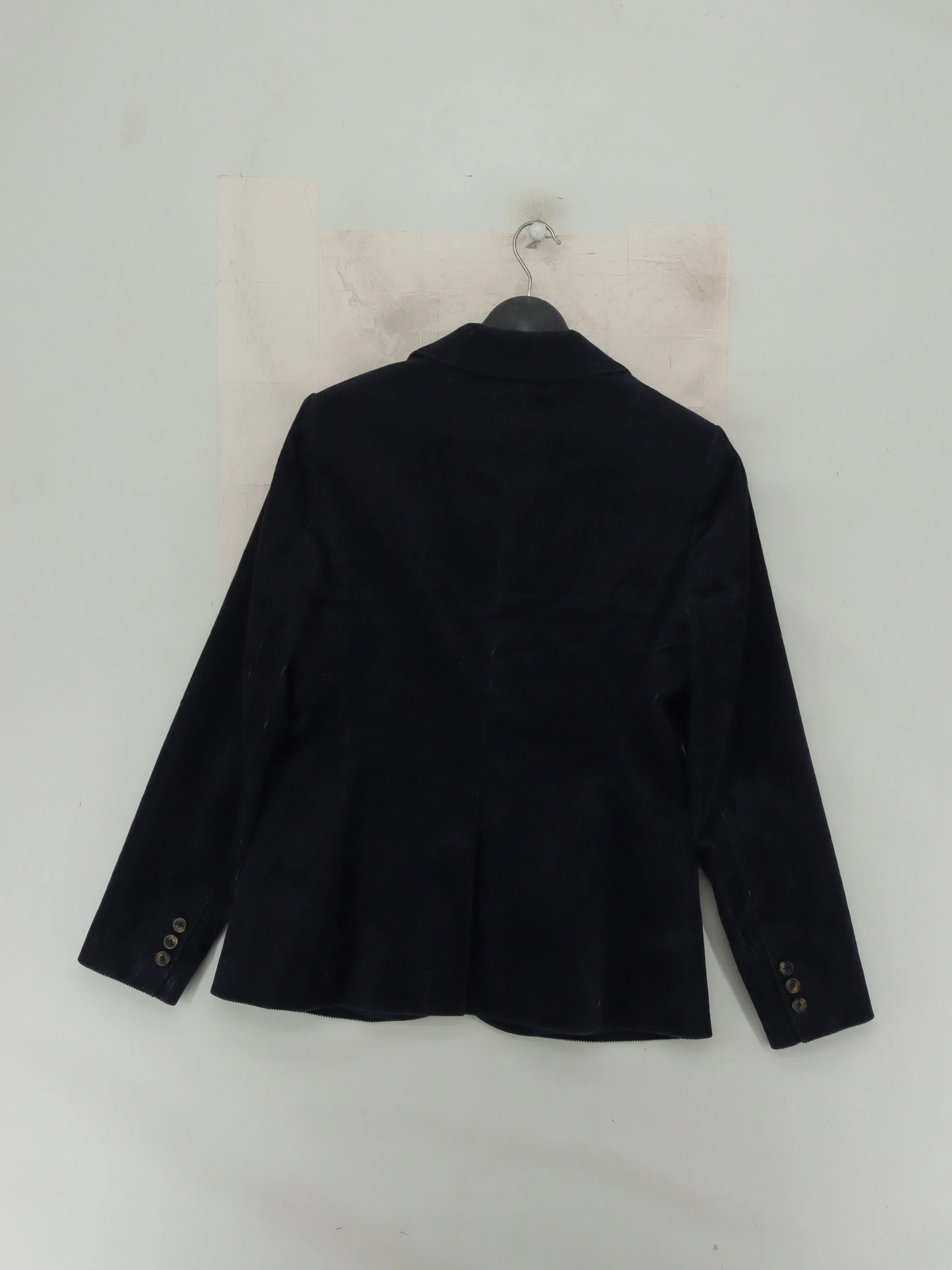 Boden Women's Blazer UK 12 Blue Cotton with Elastane Overcoat - Image 2