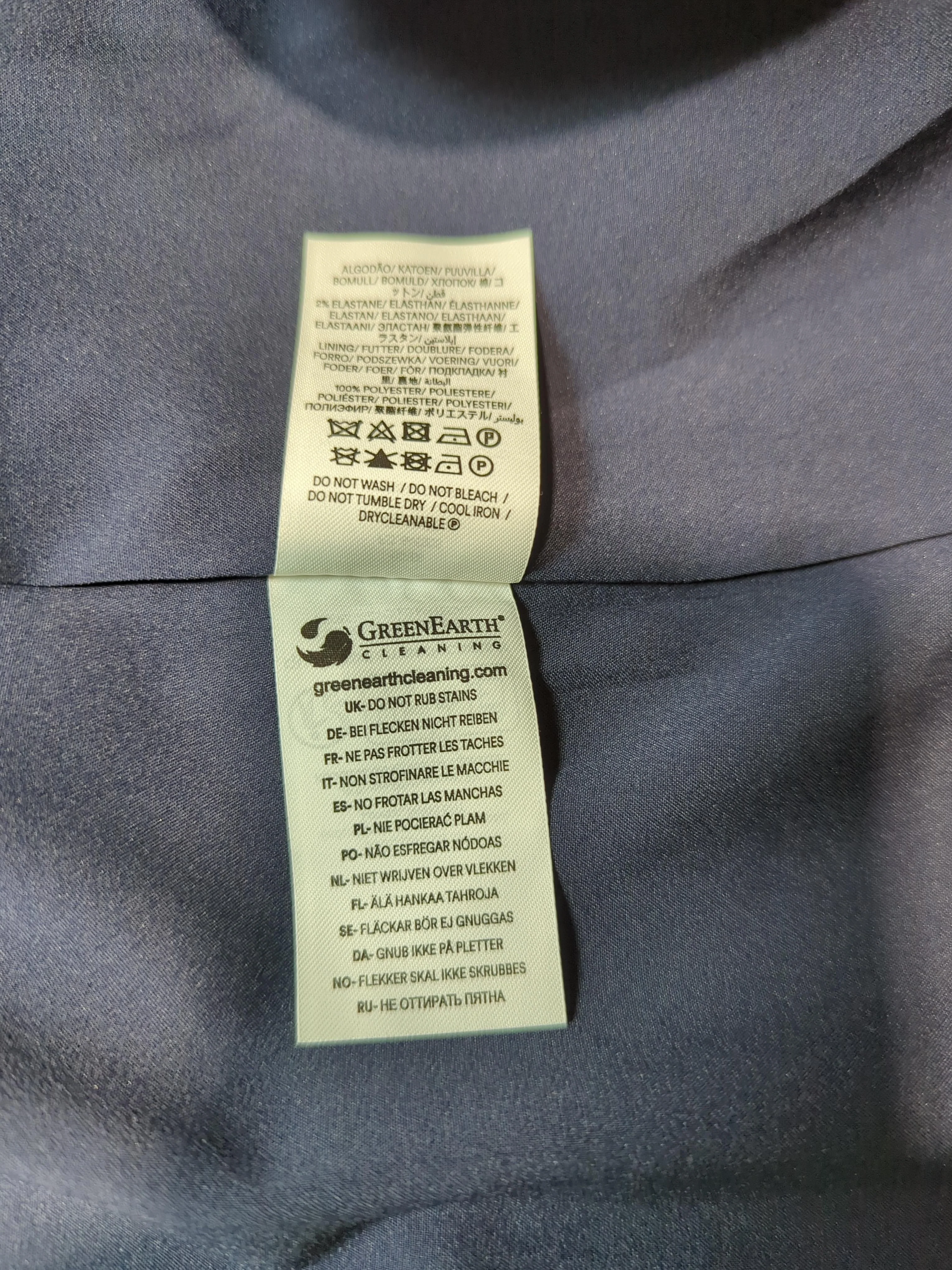 Boden Women's Blazer UK 12 Blue Cotton with Elastane Overcoat - Image 6