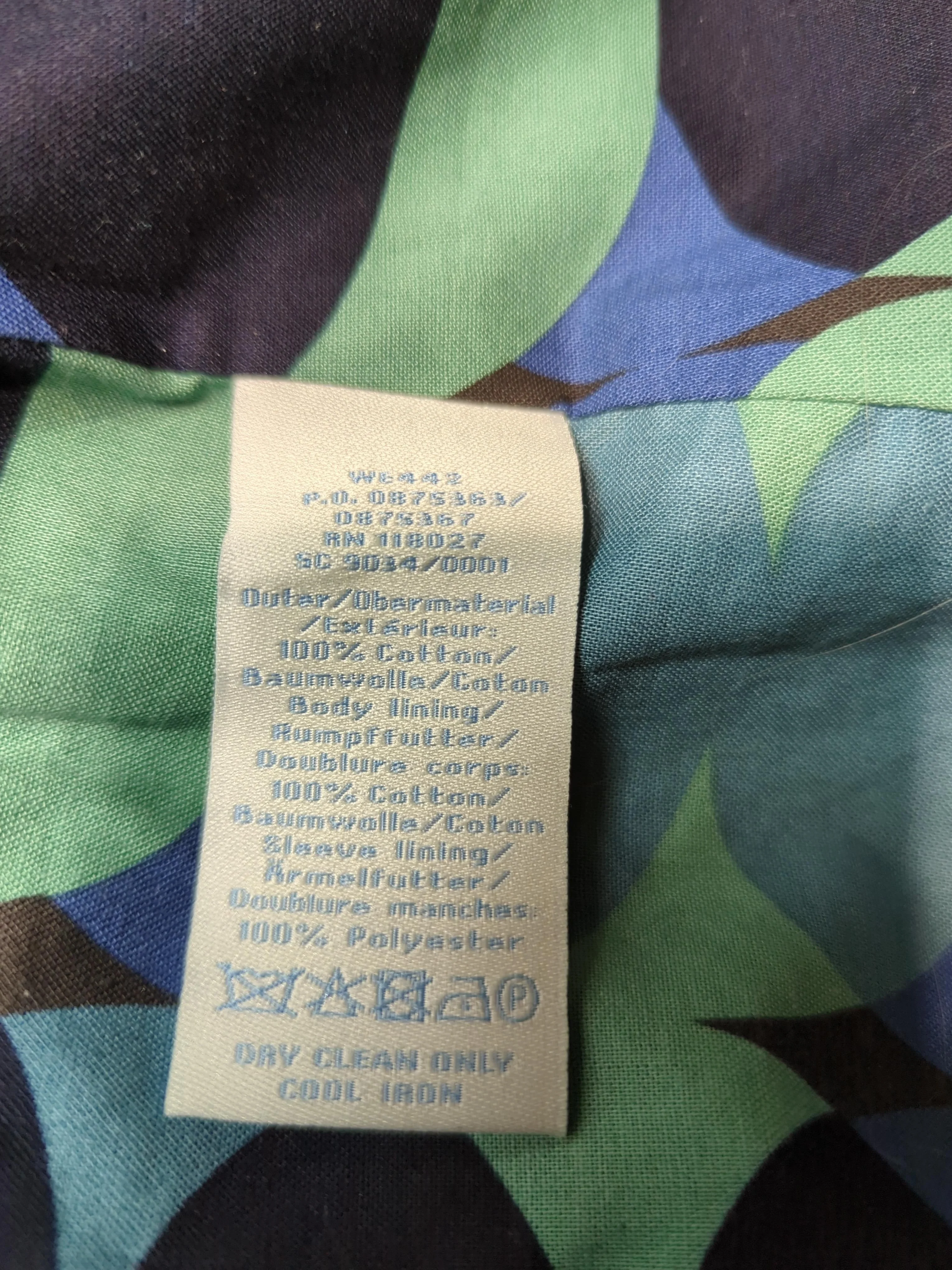 Boden Women's Blazer UK 12 Blue Cotton with Polyester Overcoat - Image 6