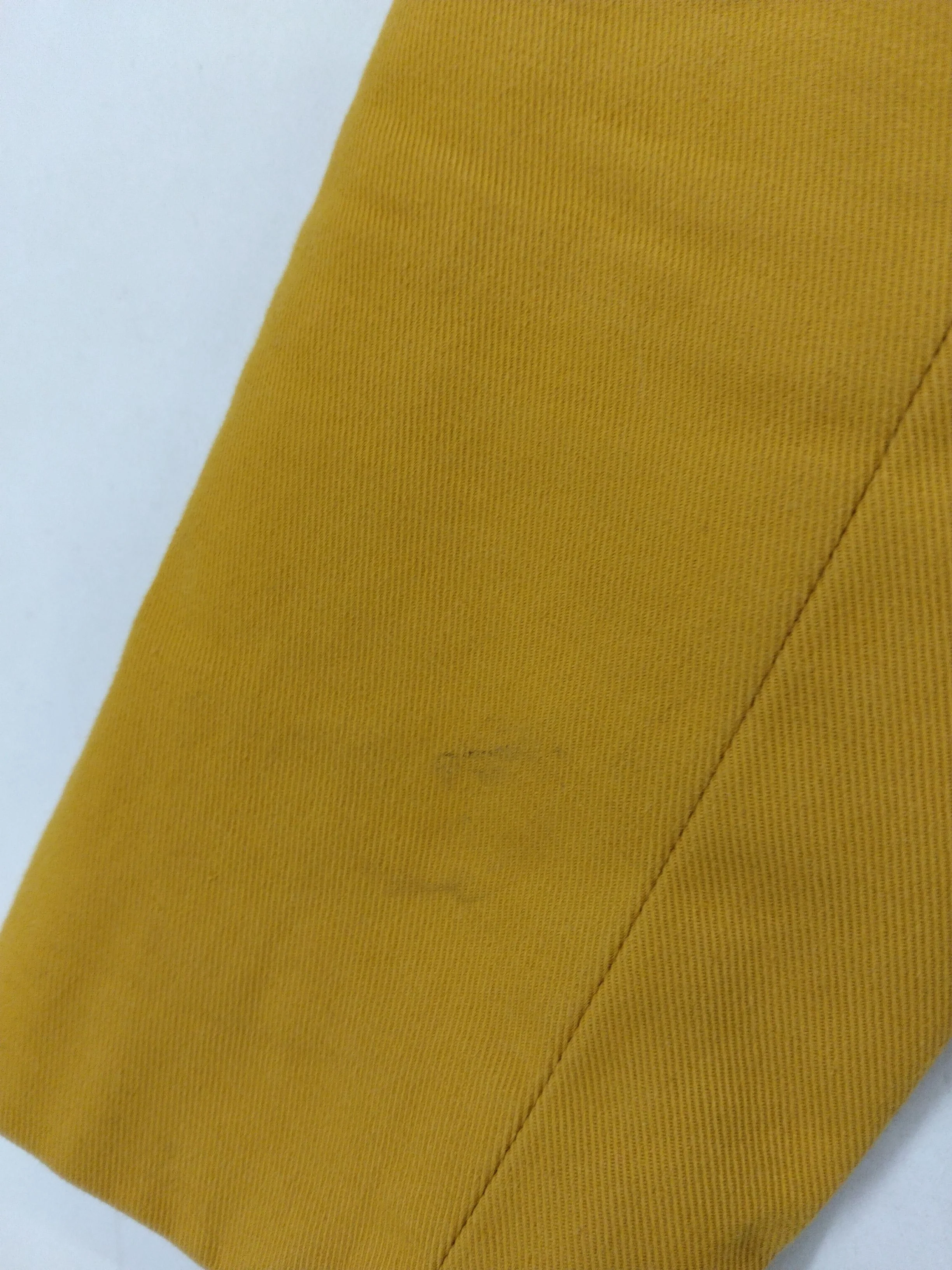 Boden Women's Blazer UK 14 Yellow Cotton with Elastane, Polyester Overcoat - Image 5