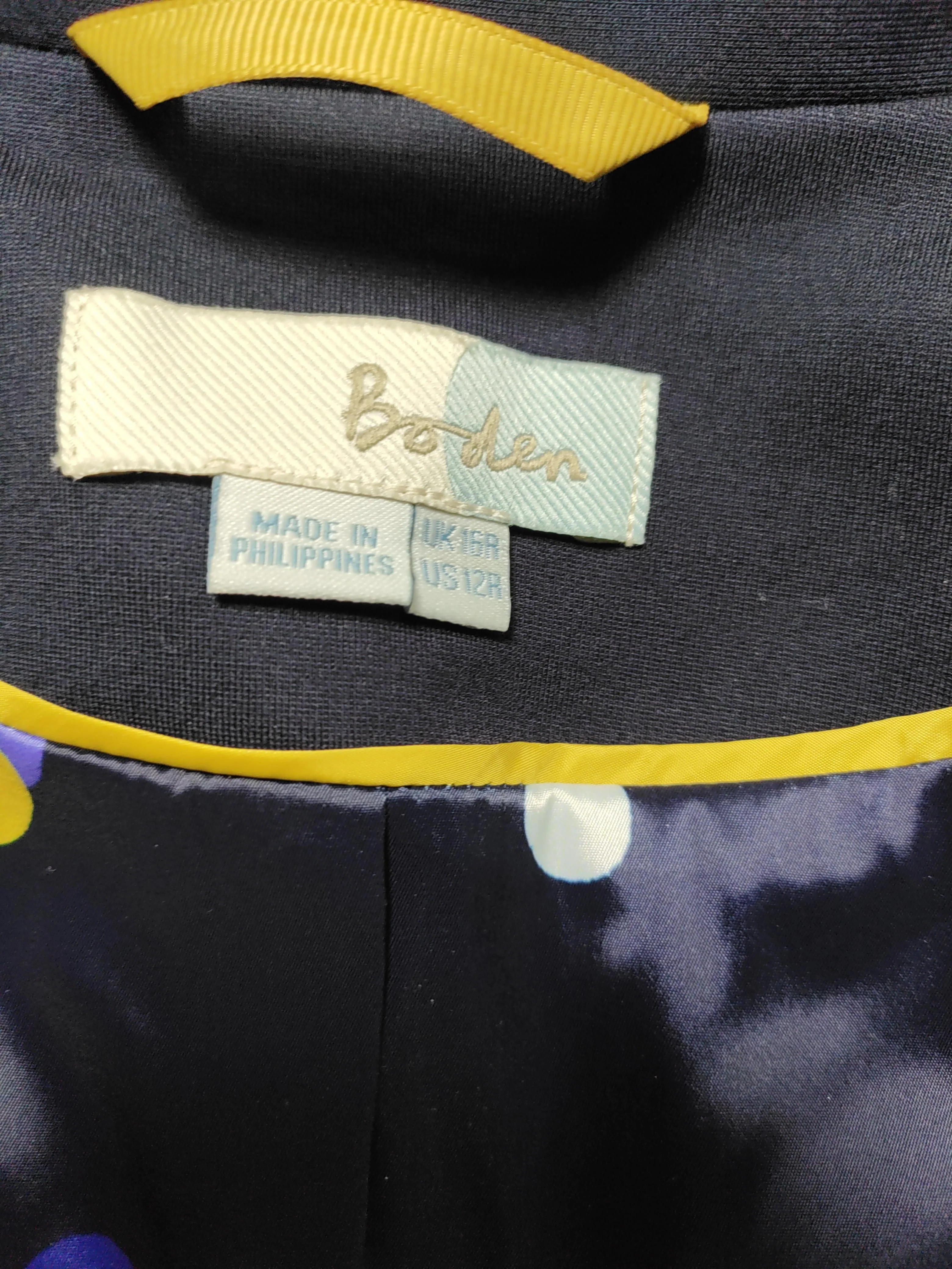 Boden Women's Blazer UK 16 Blue Viscose with Polyamide, Elastane Overcoat - Image 5
