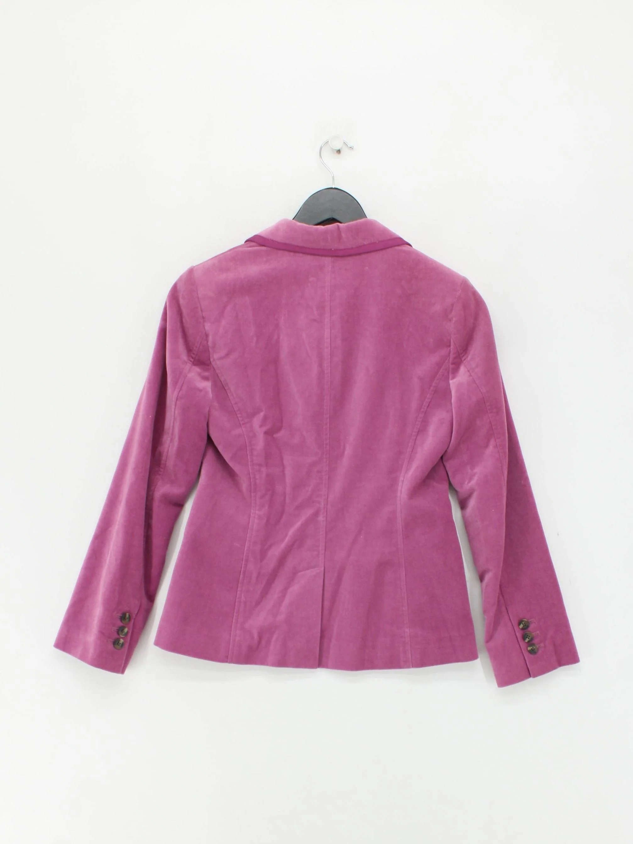 Boden Women's Blazer UK 6 Pink Cotton with Polyester Overcoat - Image 2