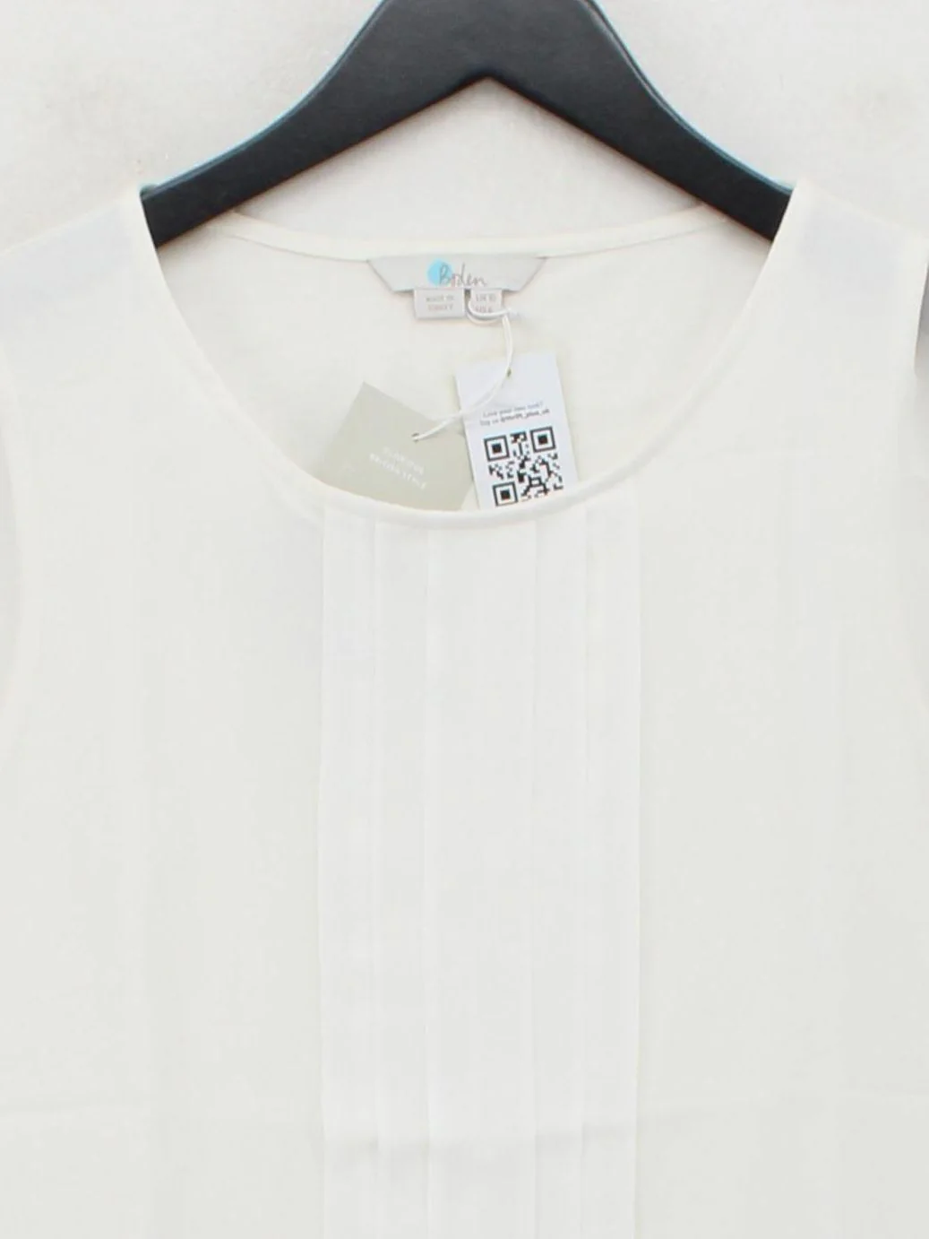 Boden Women's Blouse UK 10 White Cotton New with tags - Image 3