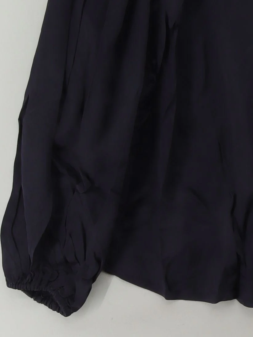 Boden Women's Blouse UK 12 Blue 100% Viscose Long Sleeve Collared Basic - Image 4