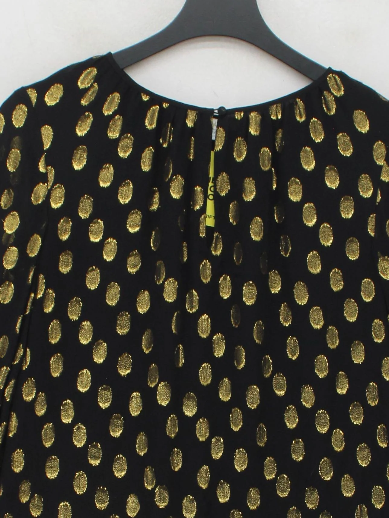 Boden Women's Blouse UK 8 Black Silk with Polyester Long Sleeve Round Neck Basic - Image 3