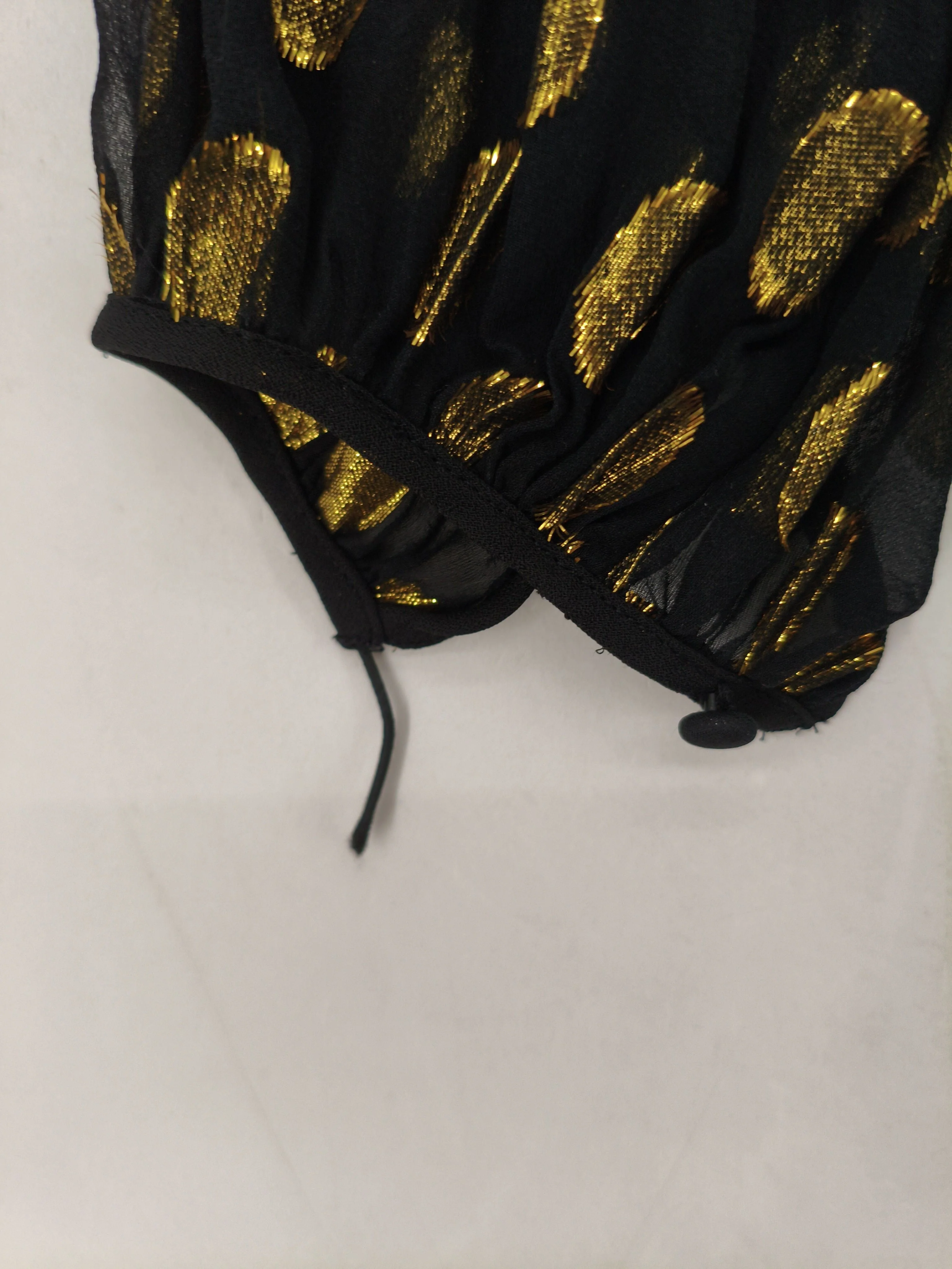 Boden Women's Blouse UK 8 Black Silk with Polyester Long Sleeve Round Neck Basic - Image 5