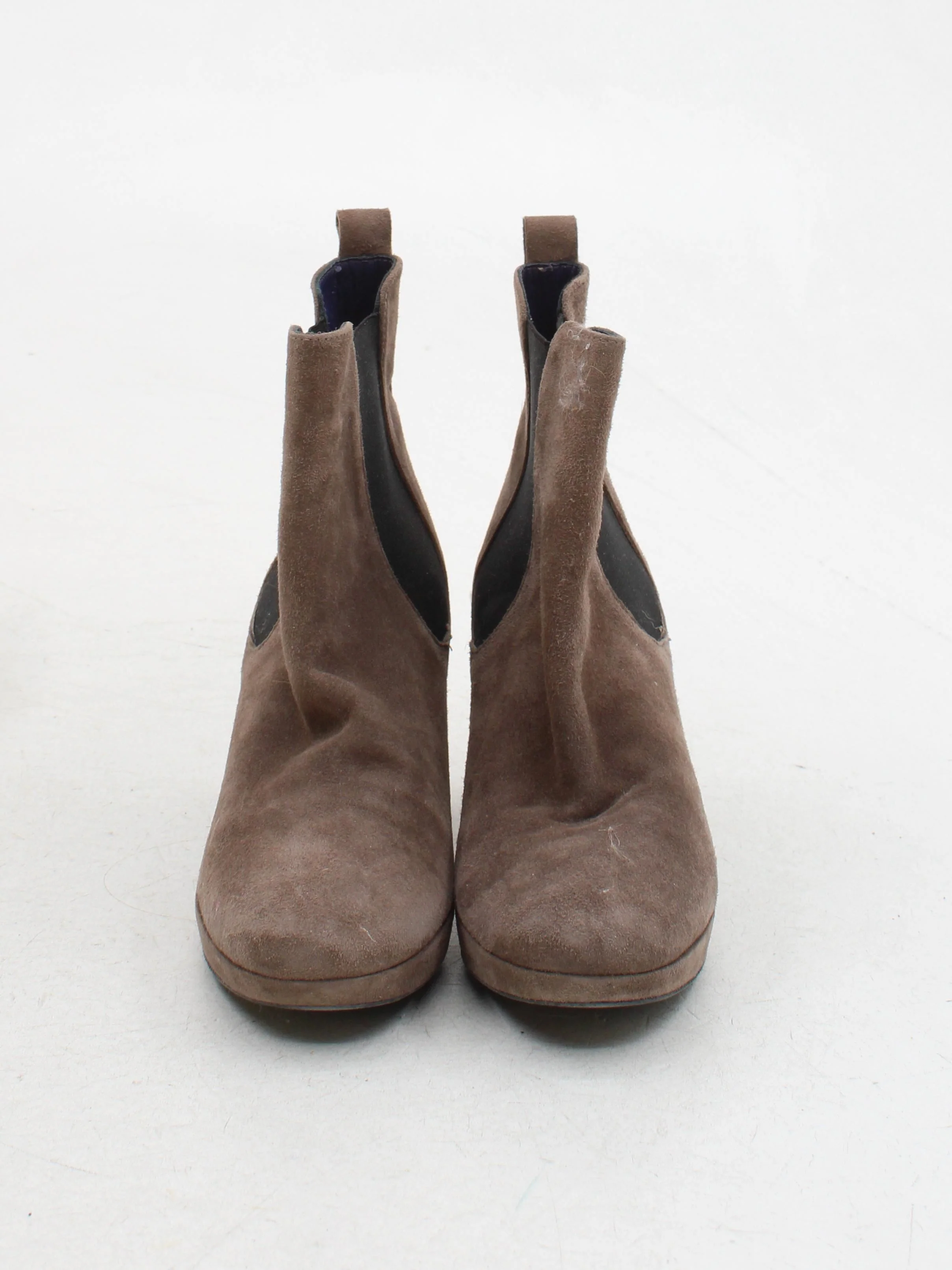 Boden Women's Boots UK 5 Brown 100% Suede Chelsea - Image 2