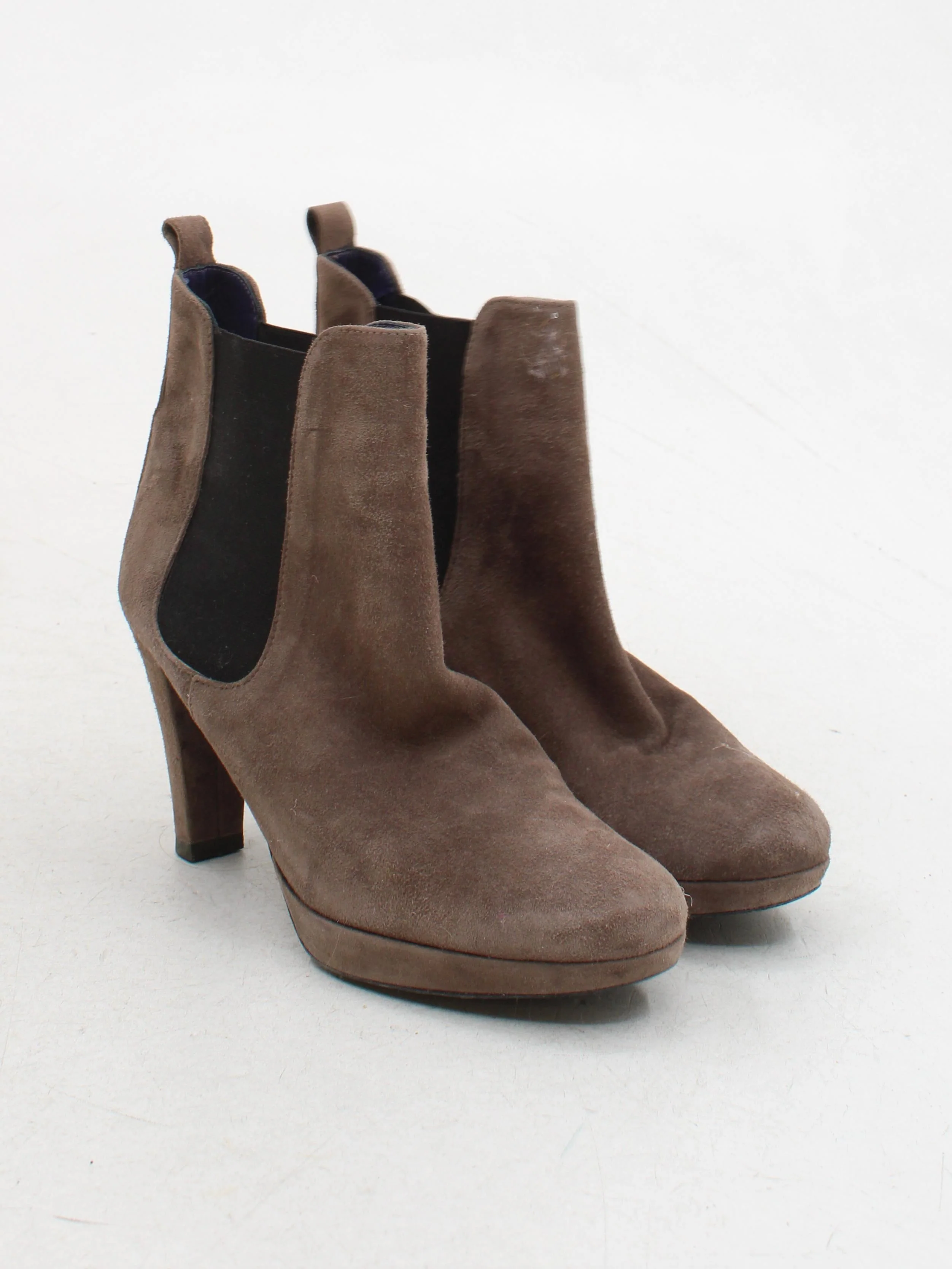 Boden Women's Boots UK 5 Brown 100% Suede Chelsea - Image 4