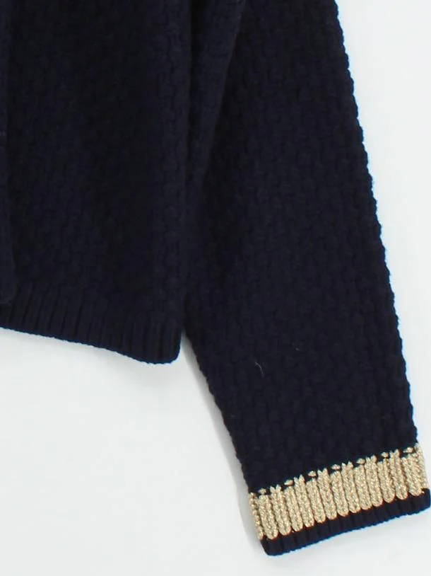 Boden Women's Cardigan L Blue Wool with Polyamide, Polyester, Other Cardigan - Image 4