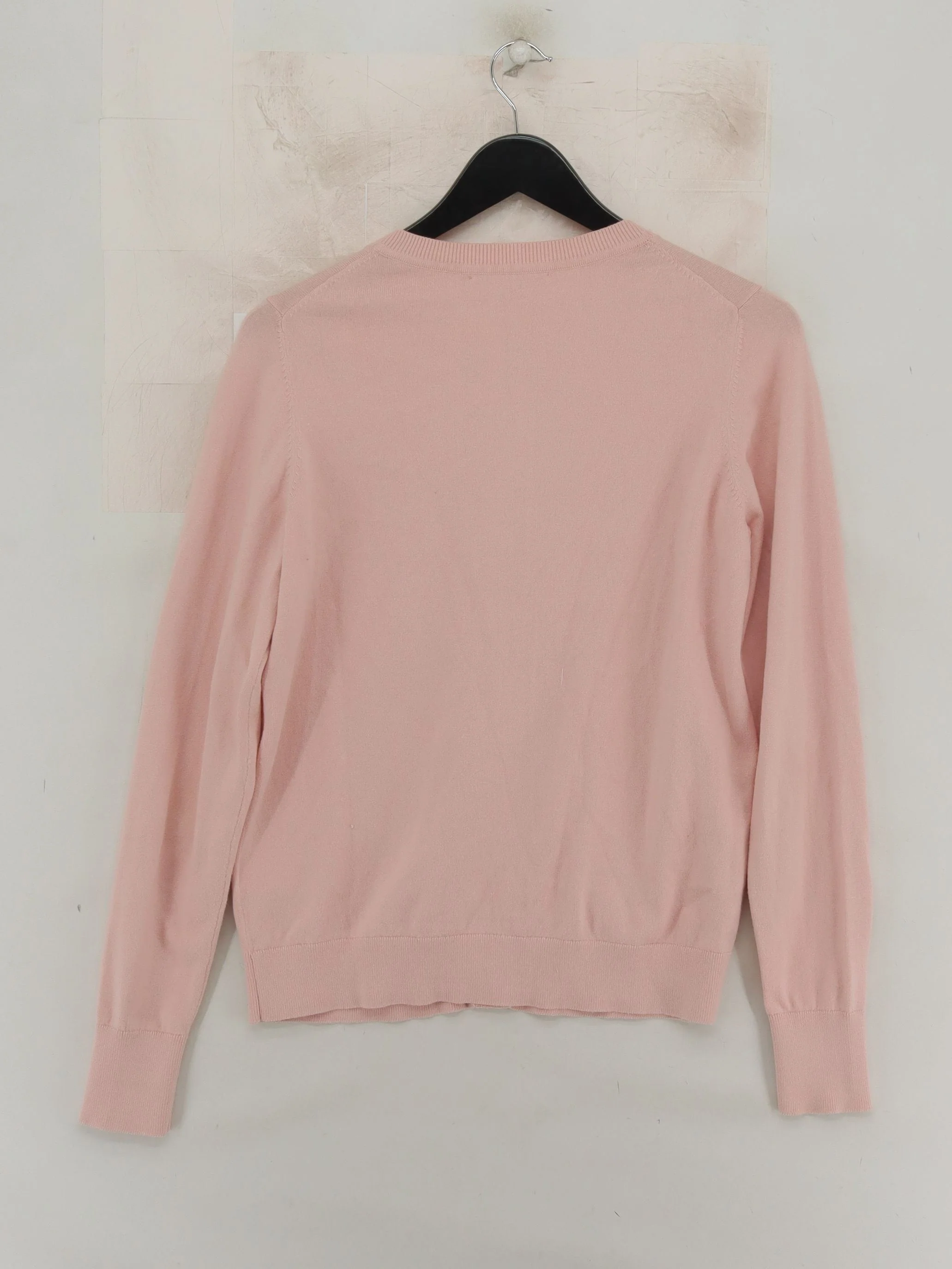 Boden Women's Cardigan M Pink Cotton with Polyamide, Elastane Cardigan - Image 2