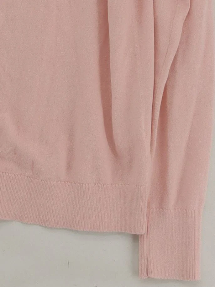 Boden Women's Cardigan M Pink Cotton with Polyamide, Elastane Cardigan - Image 4
