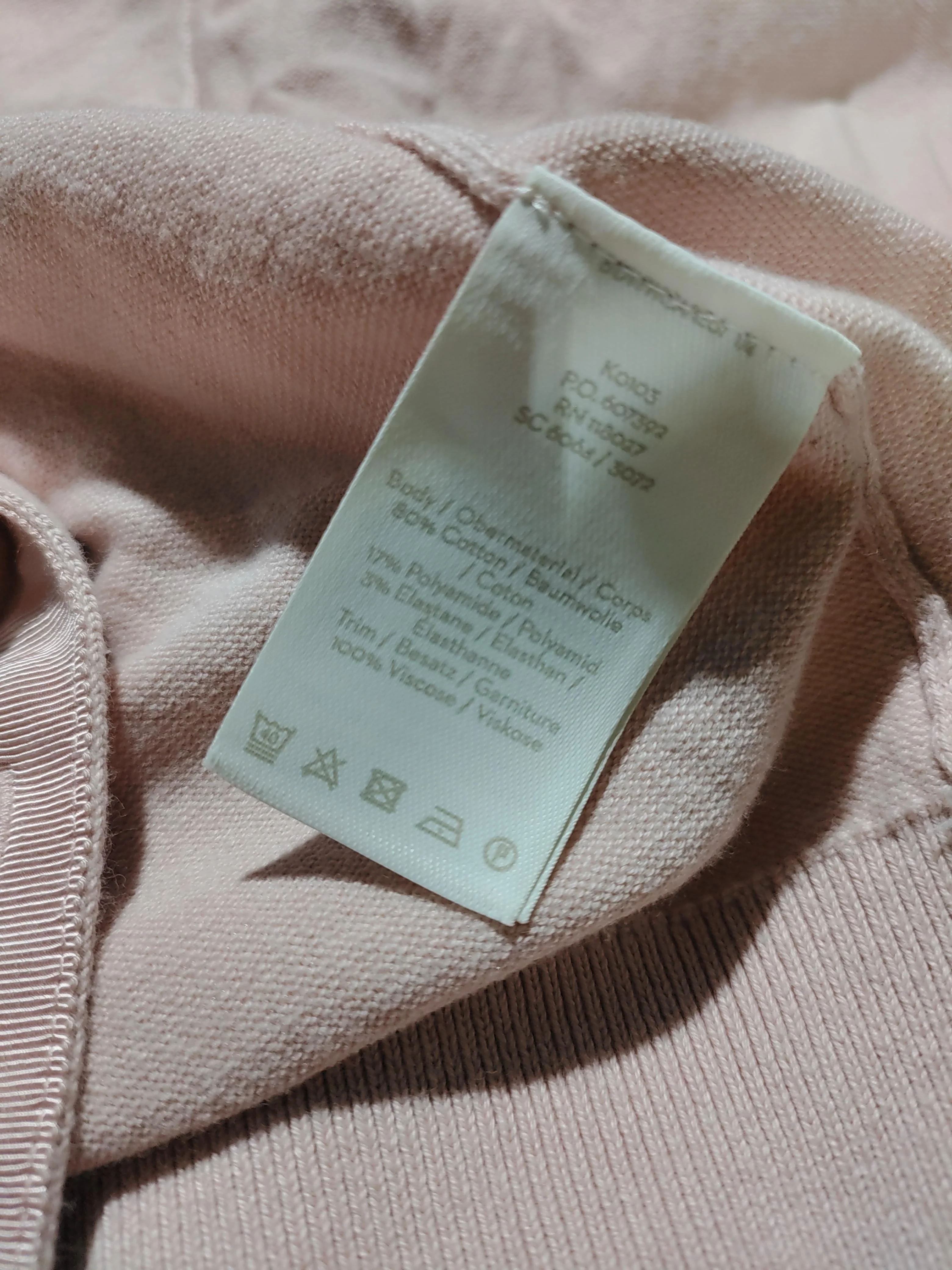 Boden Women's Cardigan M Pink Cotton with Polyamide, Elastane Cardigan - Image 6