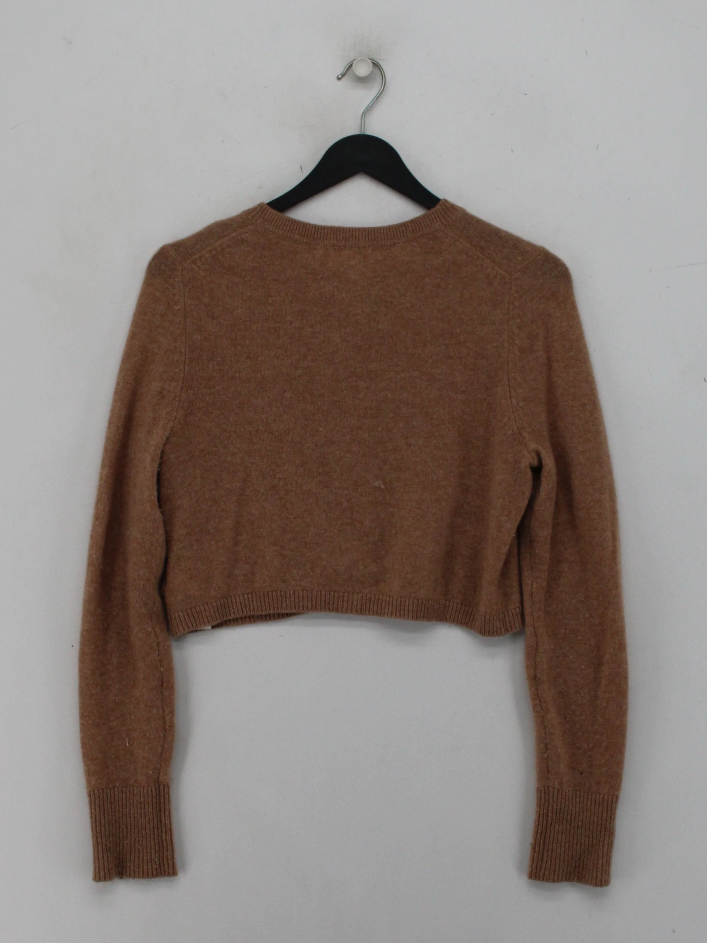 Boden Women's Cardigan S Brown 100% Wool Round Neck Cardigan - Image 2