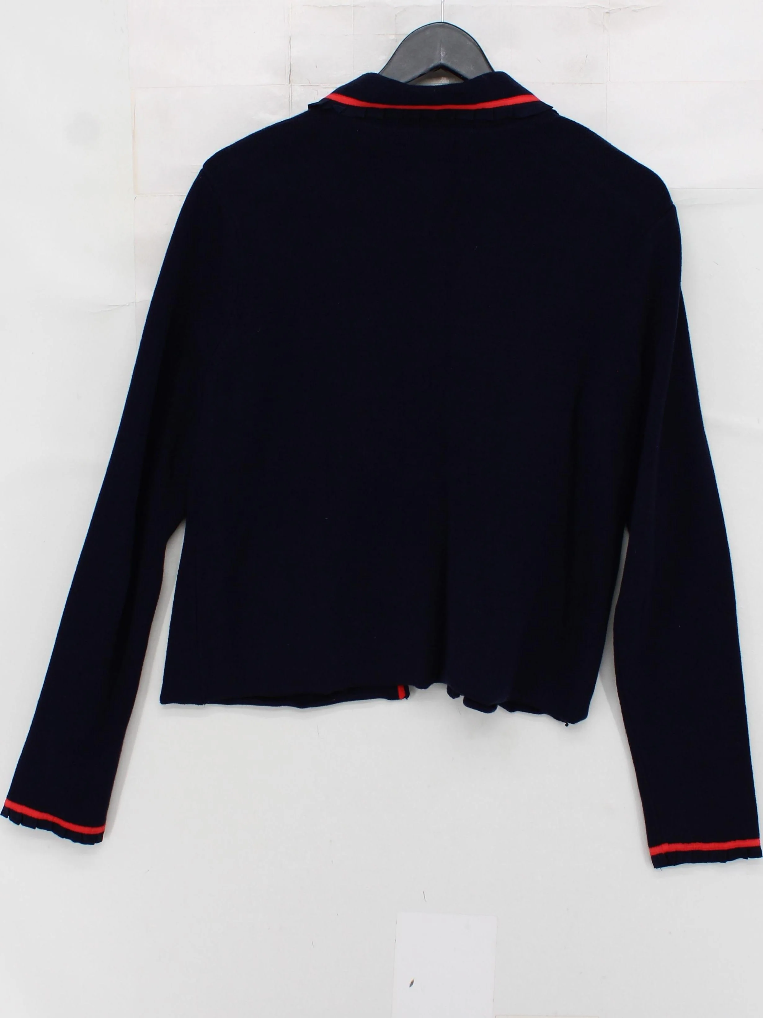 Boden Women's Cardigan UK 14 Blue 100% Cotton Collared Cardigan - Image 2