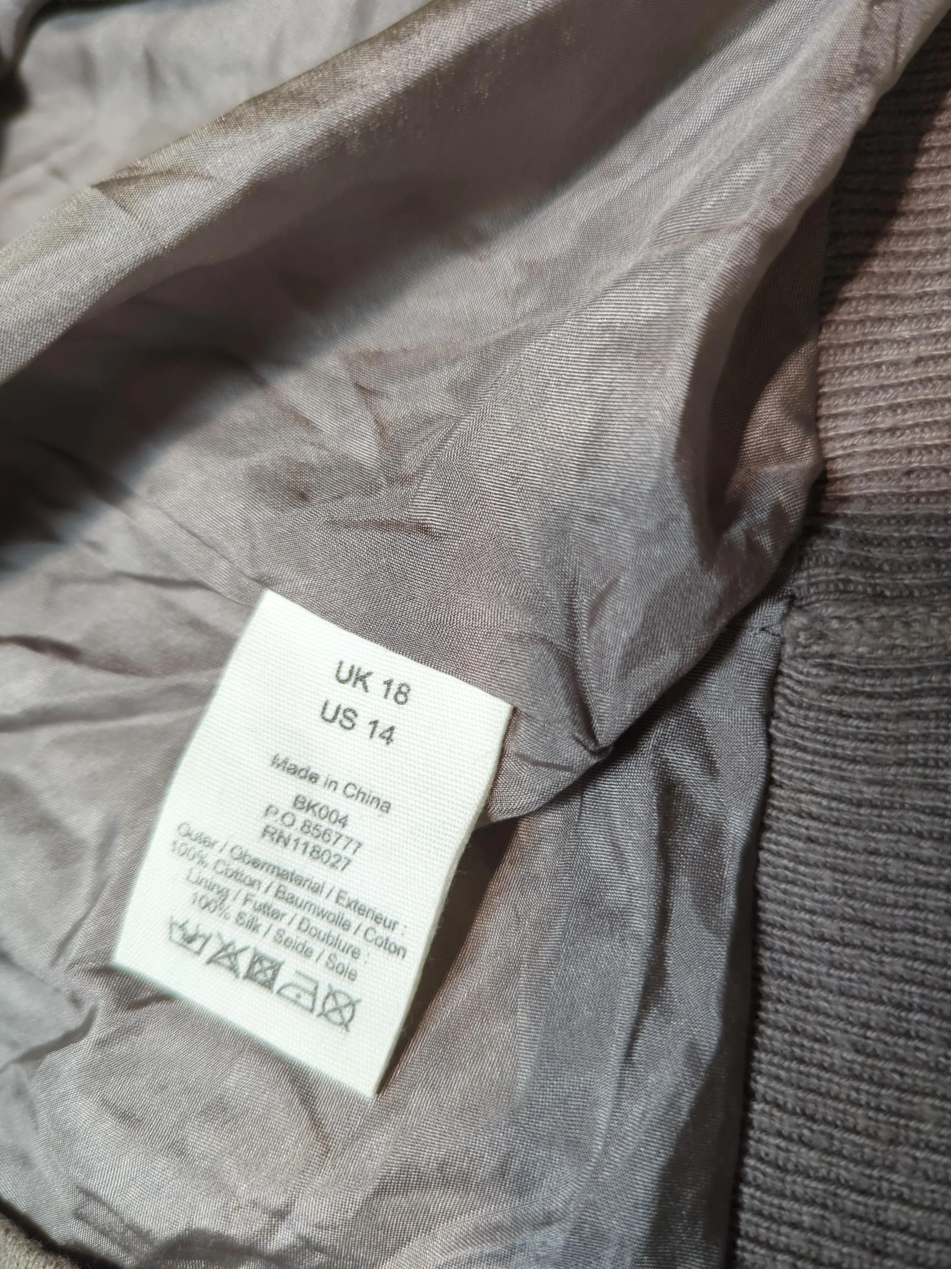 Boden Women's Cardigan UK 18 Brown Cotton with Silk Cardigan - Image 6