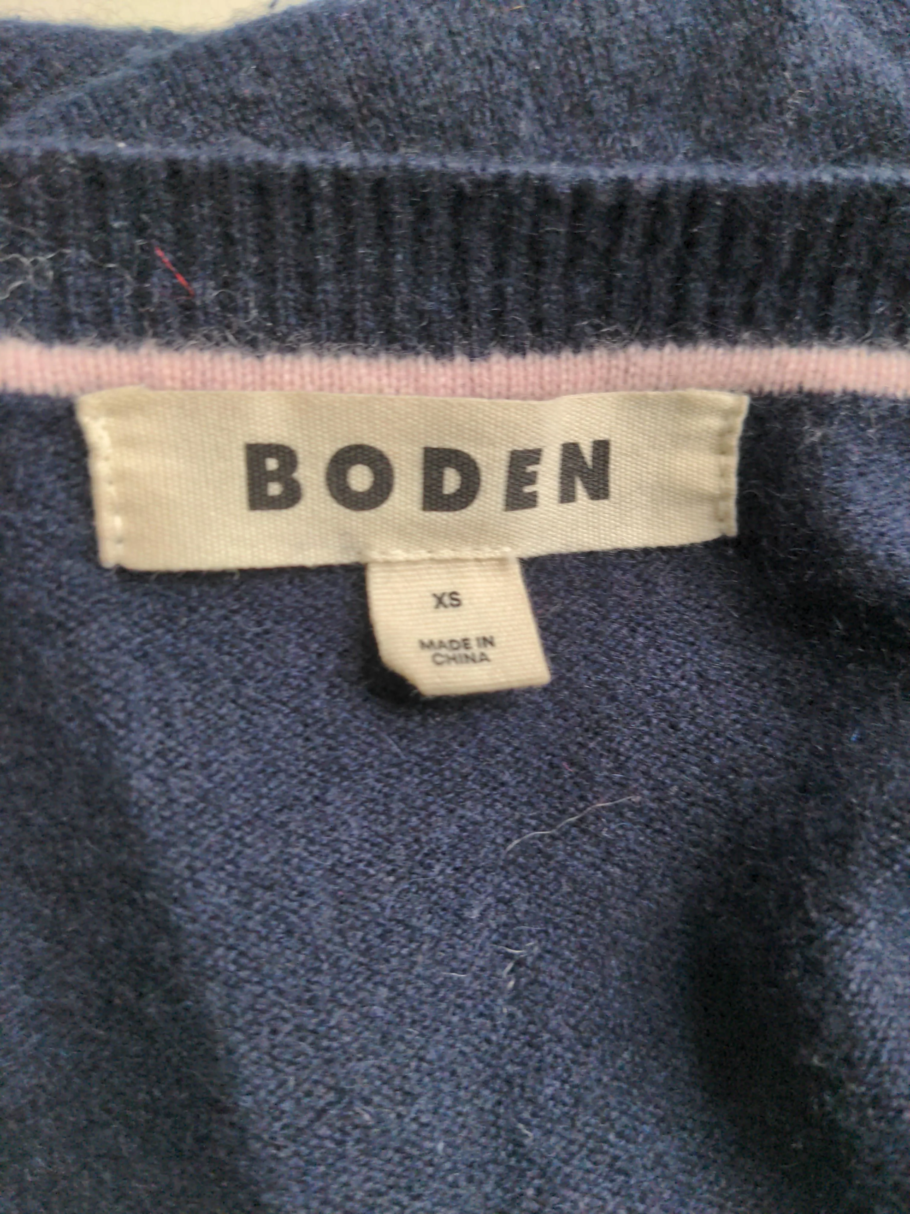 Boden Women's Cardigan XS Blue 100% Cashmere Round Neck Cardigan - Image 5