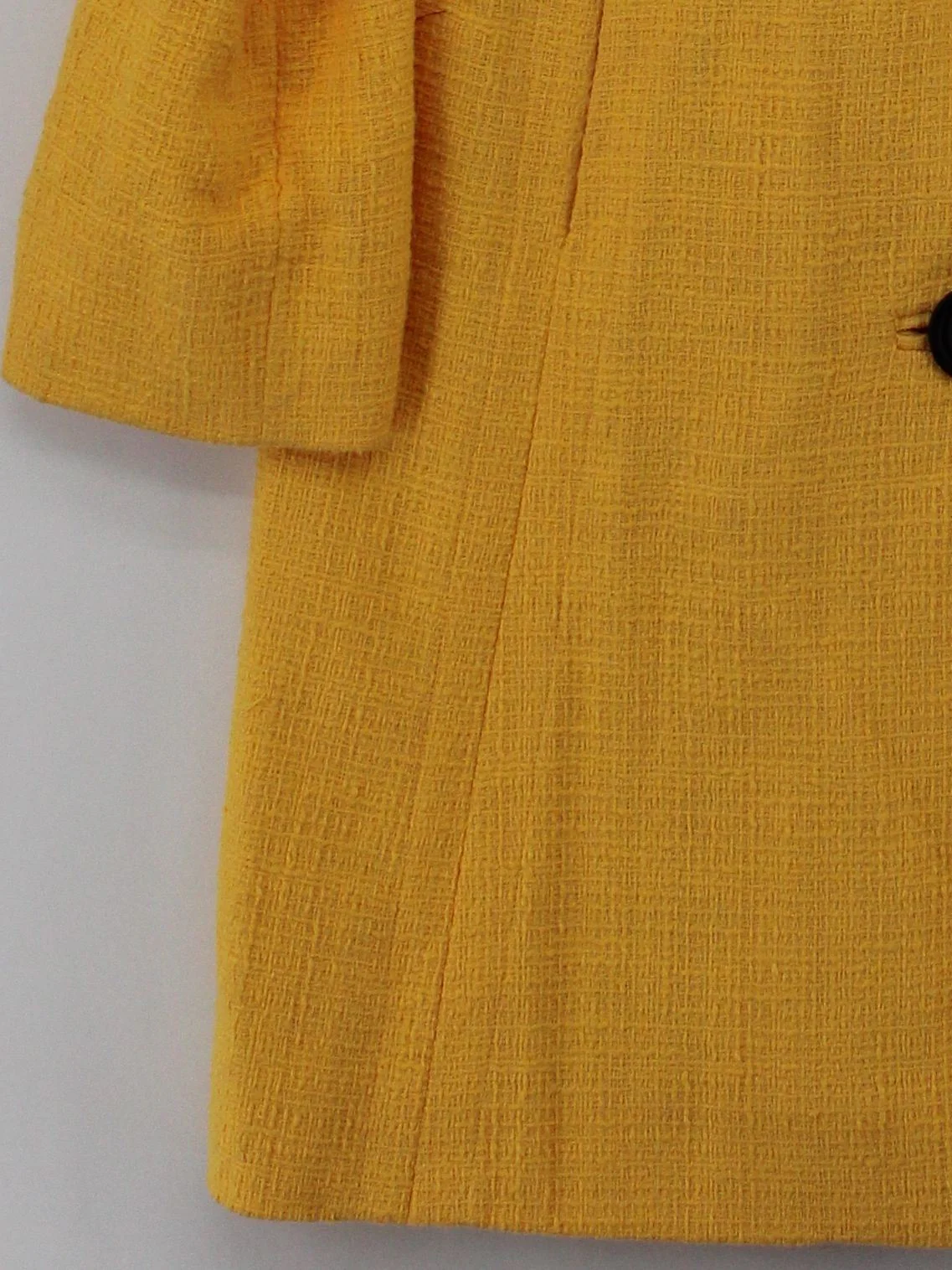 Boden Women's Coat UK 10 Yellow Cotton with Polyester Overcoat - Image 4