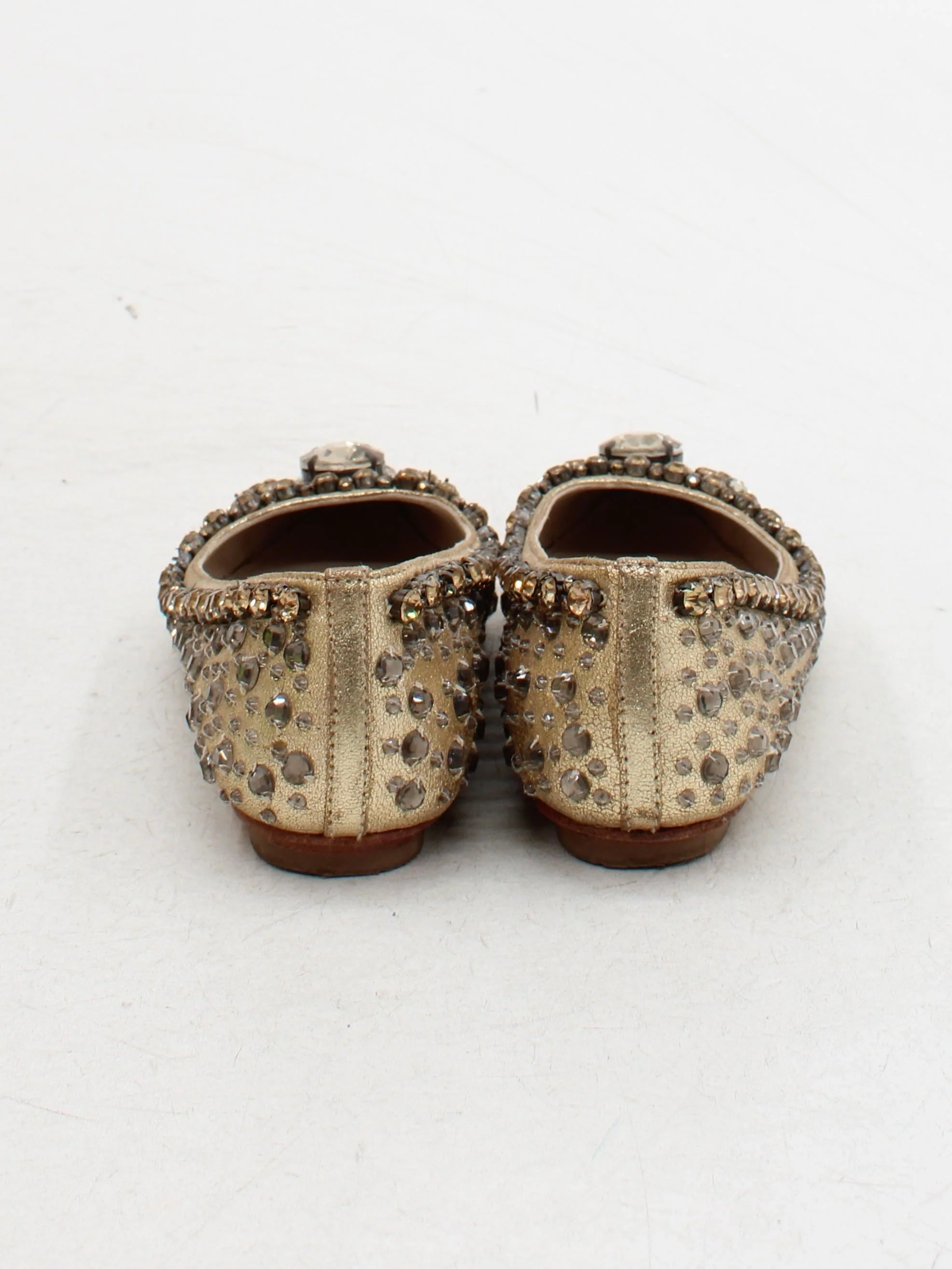 Boden Women's Flat Shoes UK 6 Gold 100% Leather Ballet - Image 3
