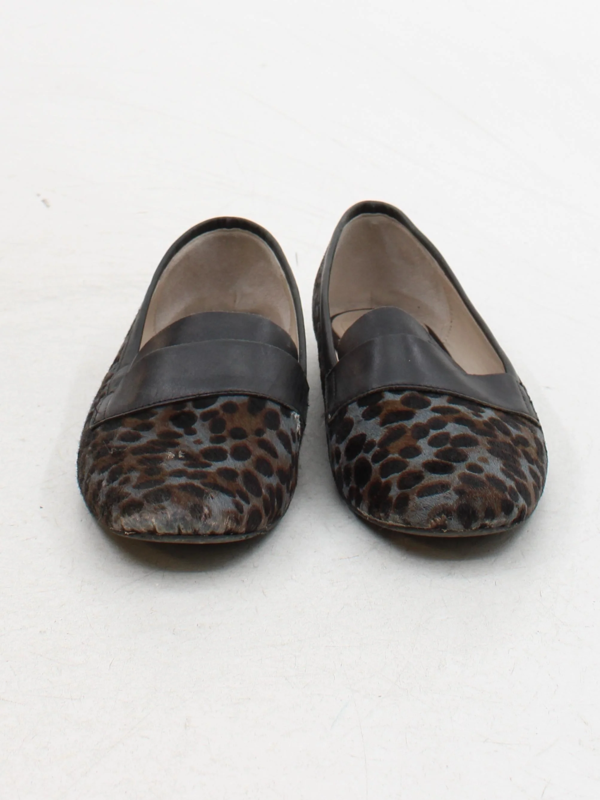 Boden Women's Flat Shoes UK 7 Multi Animal Print Animal Fur with Leather Loafer - Image 2