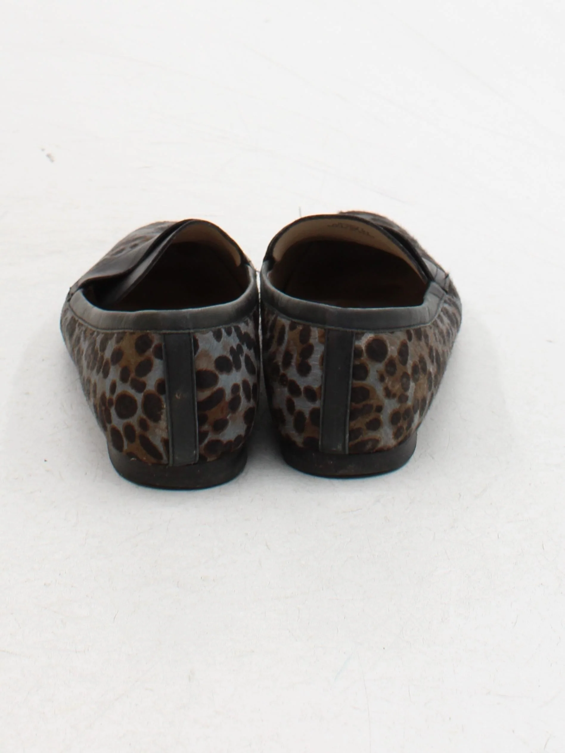 Boden Women's Flat Shoes UK 7 Multi Animal Print Animal Fur with Leather Loafer - Image 3