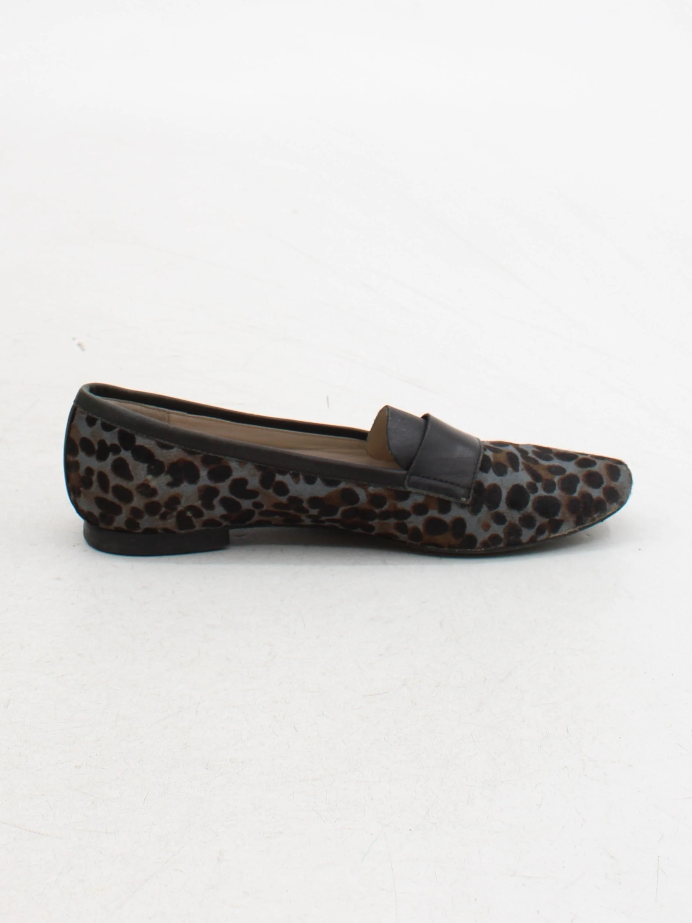 Boden Women's Flat Shoes UK 7 Multi Animal Print Animal Fur with Leather Loafer - Image 5
