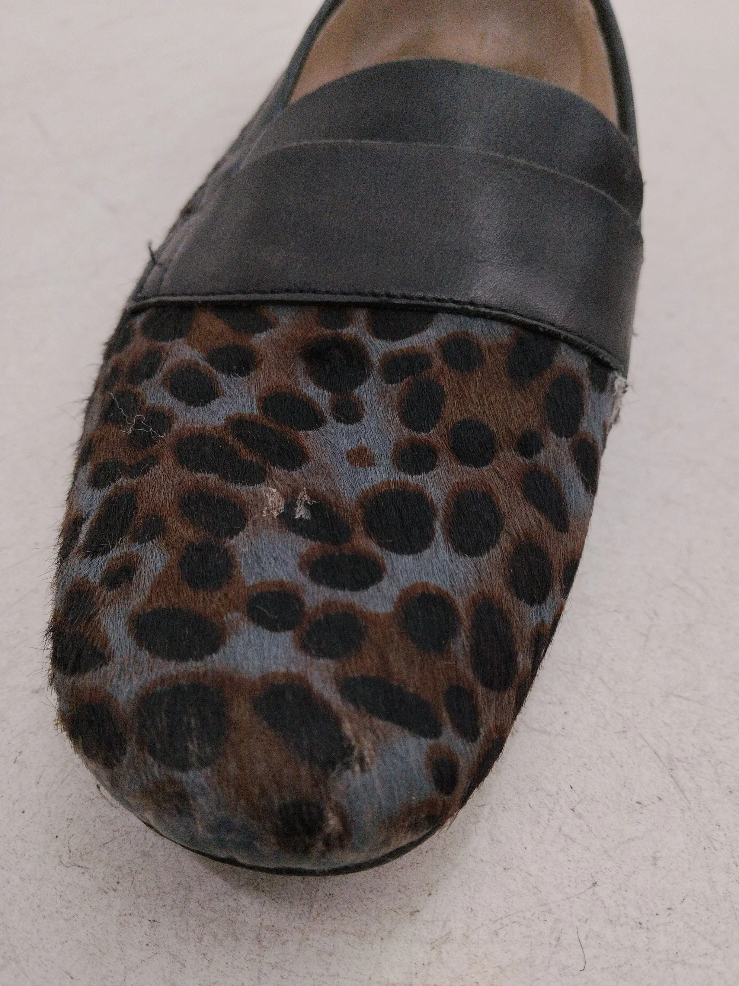 Boden Women's Flat Shoes UK 7 Multi Animal Print Animal Fur with Leather Loafer - Image 9