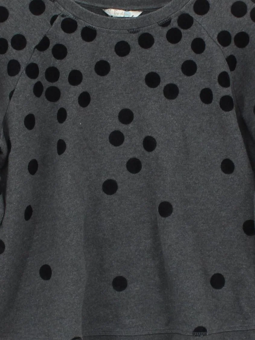 Boden Women's Hoodie M Grey Polkadot Cotton with Elastane Pullover - Image 3