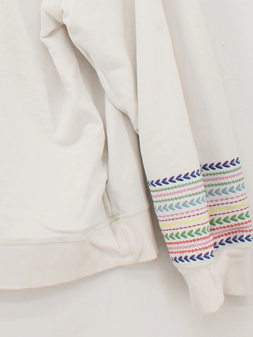 Boden Women's Hoodie XL White Cotton with Elastane, Polyester Pullover - Image 4