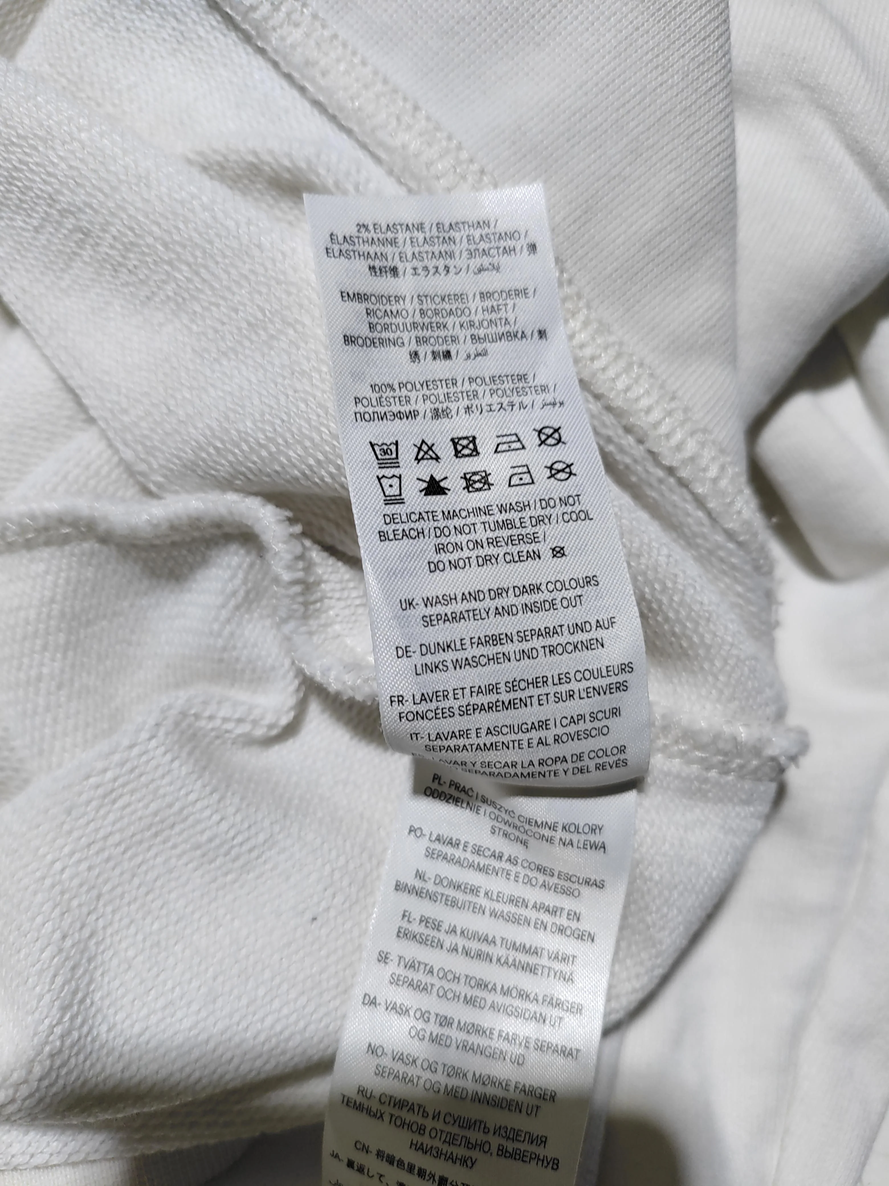 Boden Women's Hoodie XL White Cotton with Elastane, Polyester Pullover - Image 6